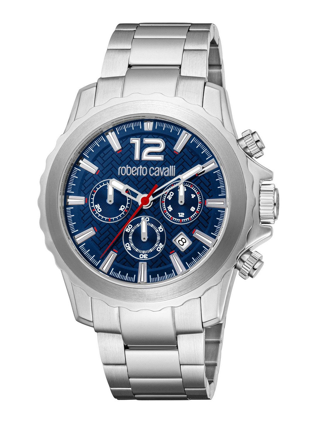 Roberto Cavalli Men Stainless Steel Bracelet Style Chronograph Analogue Watch RC5G130M0065