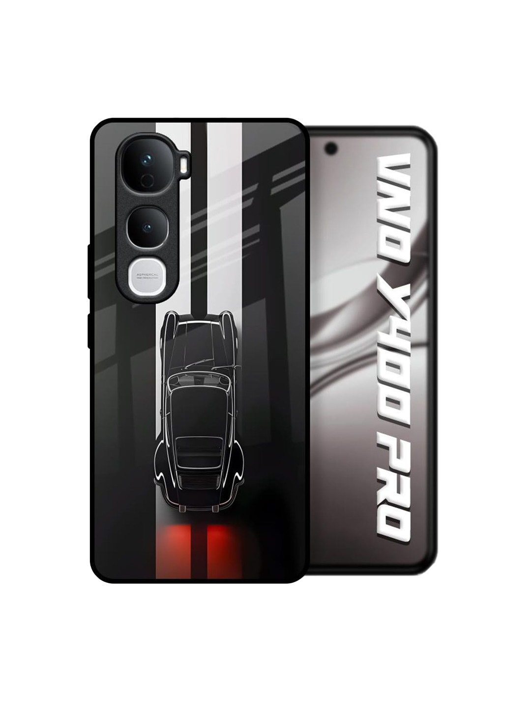 QRIOH Shadow Flash Printed Vivo Y400 Pro 5G Back Case Mobile Accessories