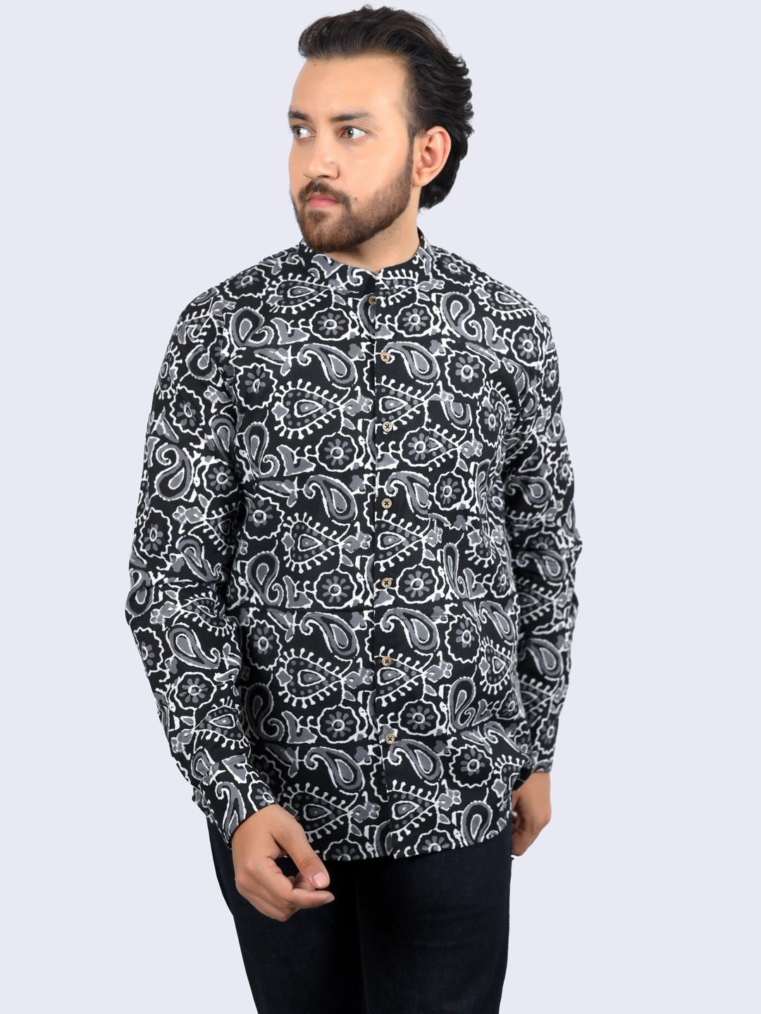 aruati Men Paisley Printed Full Sleeves Casual Shirt