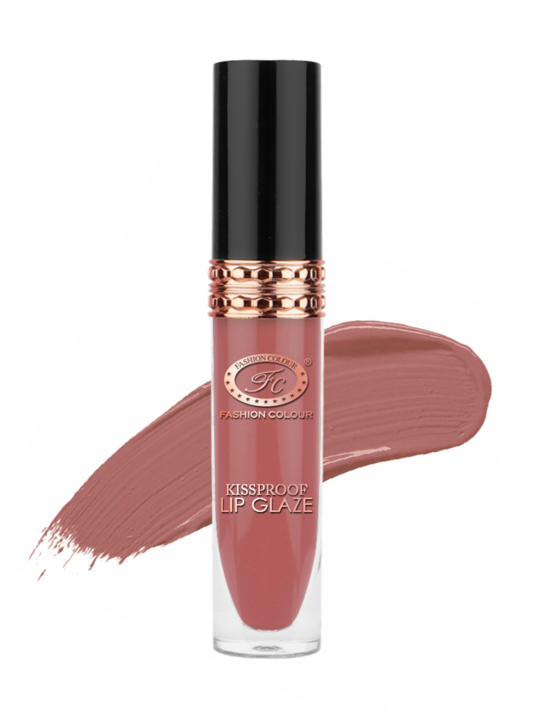 Fashion Colour Kissproof Lip Glaze Matte Liquid Lipstick- 7 g- Caramel 04