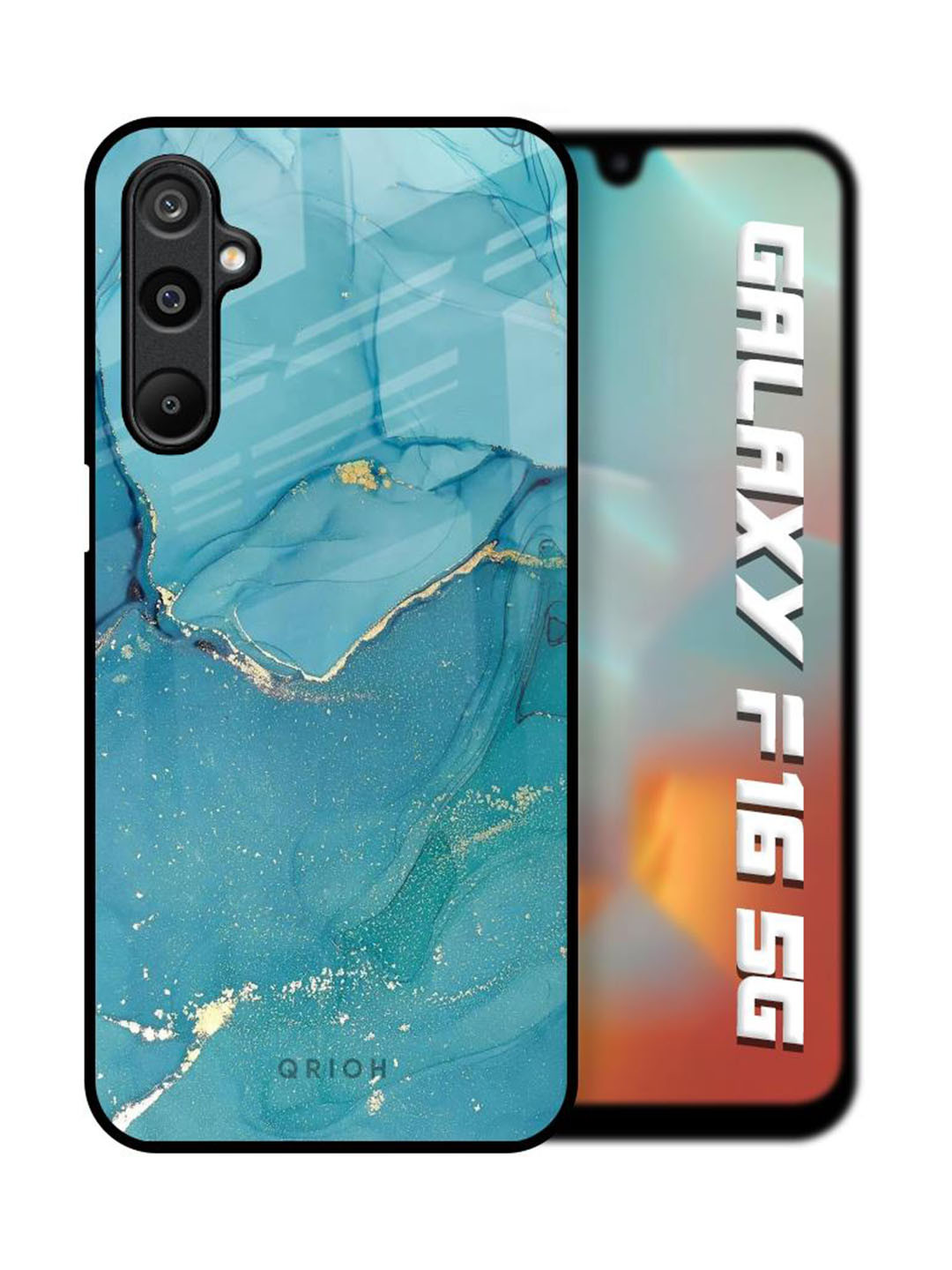 QRIOH Abstract Printed Samsung Galaxy F16 5G Back Case Mobile Accessories