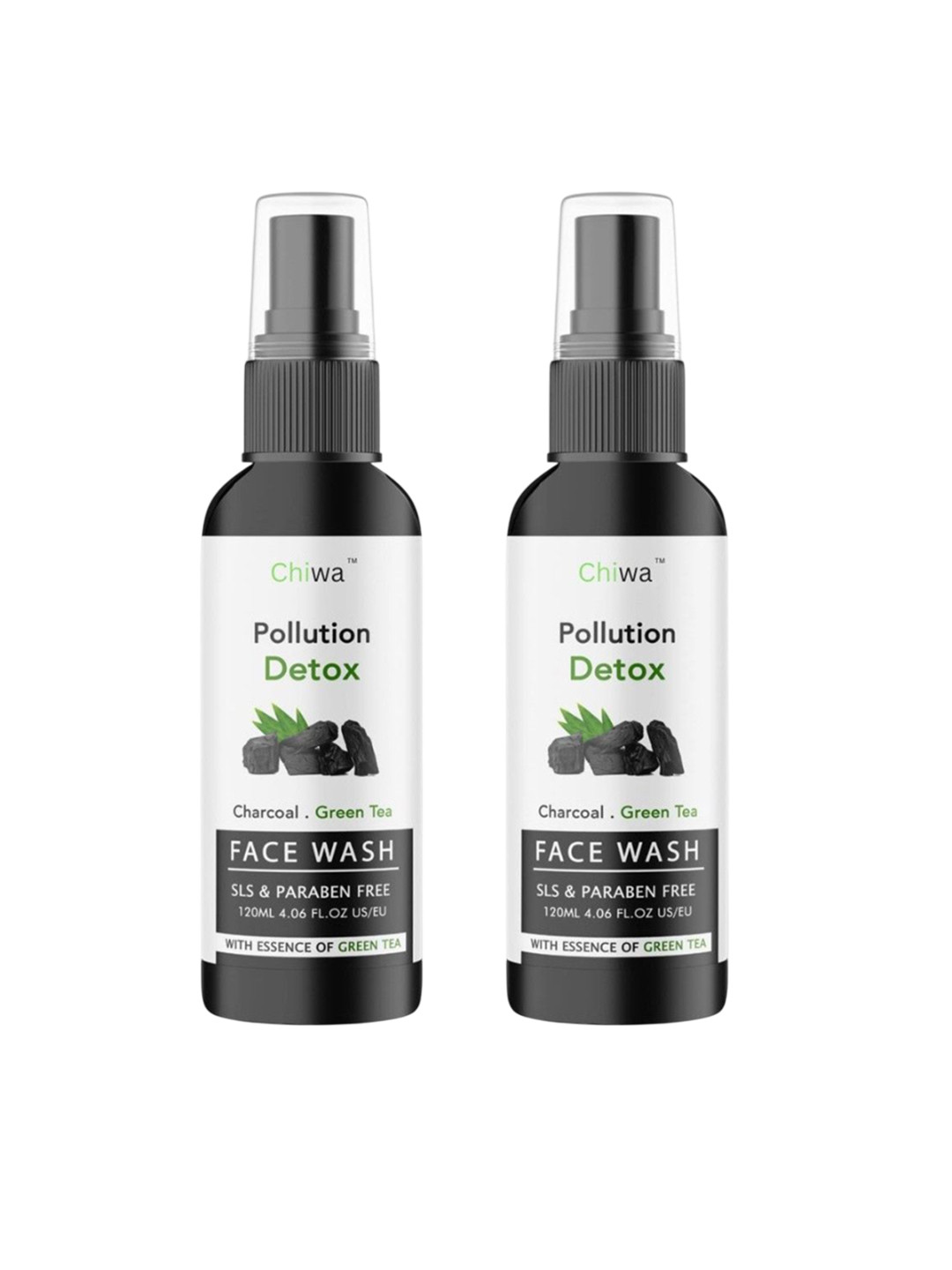 CHIWA Set Of 2 Pollution Detox Face Wash -120ml Each