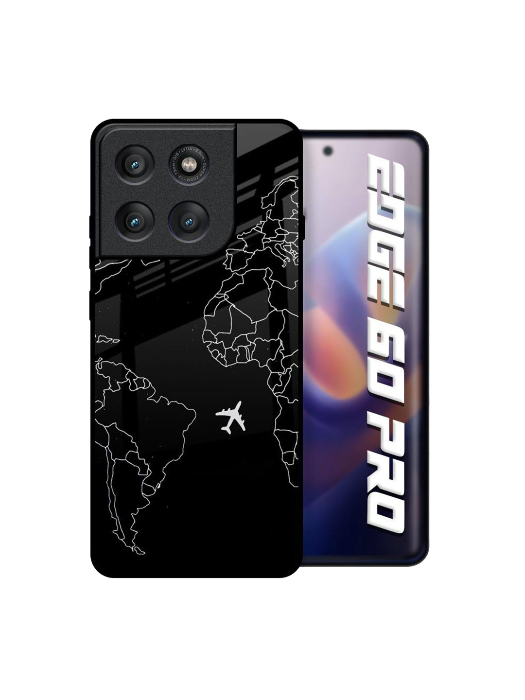 QRIOH Dark Fly Printed Motorola Edge 60 Pro Back Case Mobile Accessories