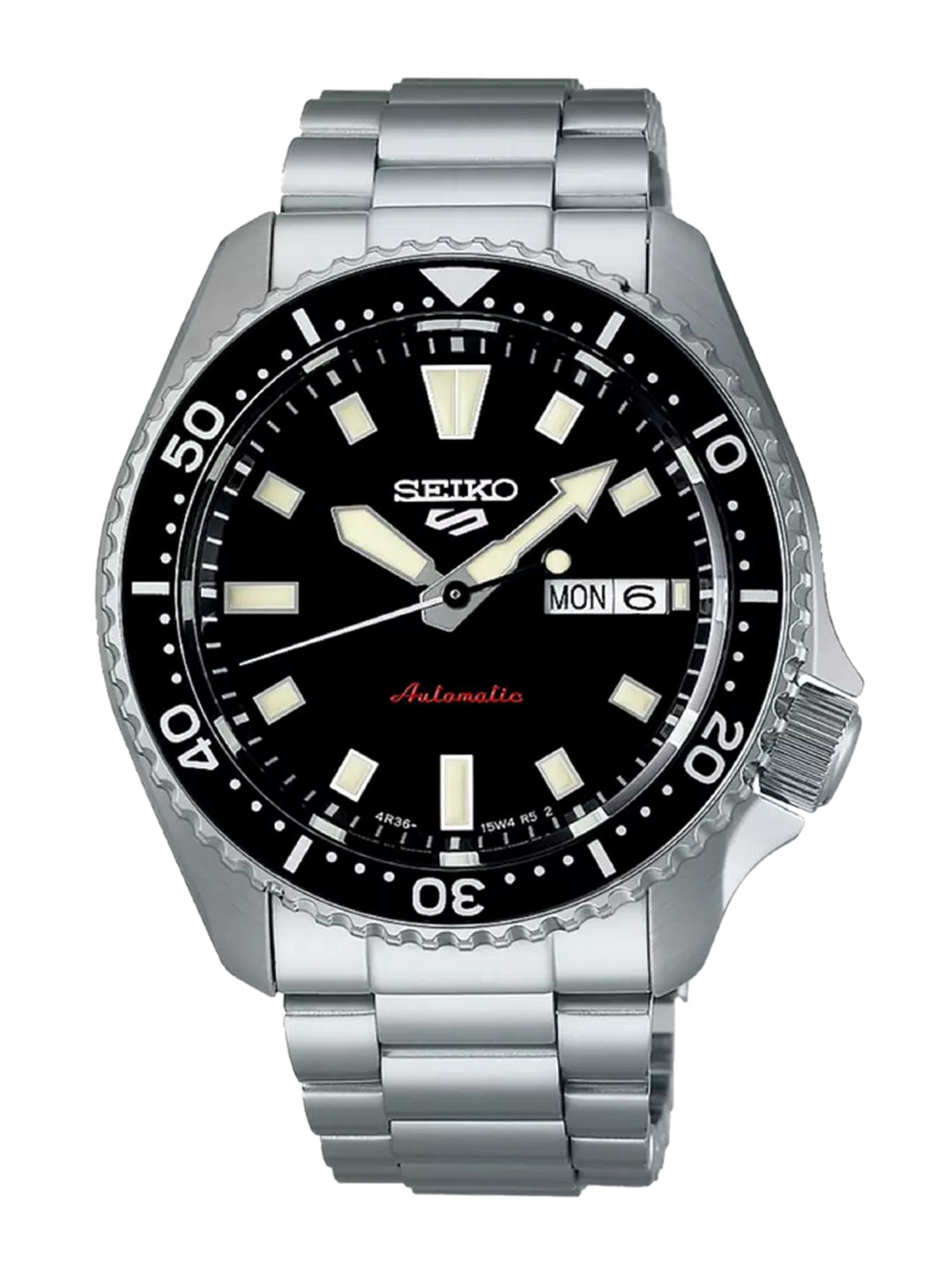 SEIKO Men Round Dial & Bracelet Style Straps Analogue Watch SRPL85K1