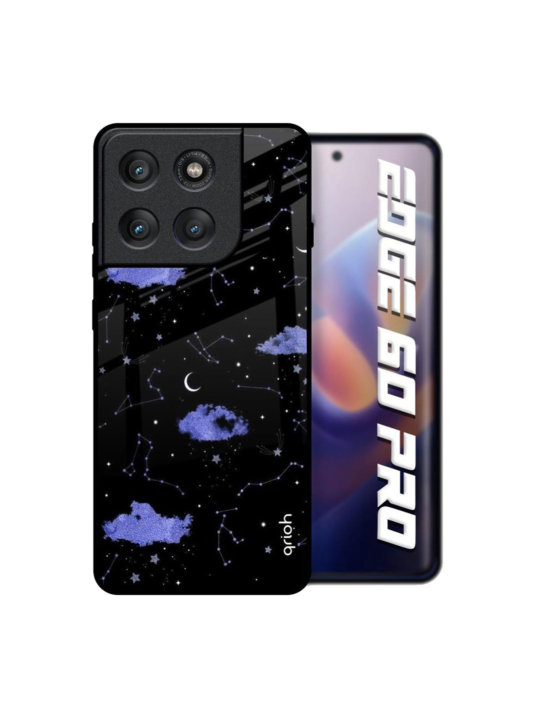 QRIOH Constellations Printed Motorola Edge 60 Pro Back Case Mobile Accessories