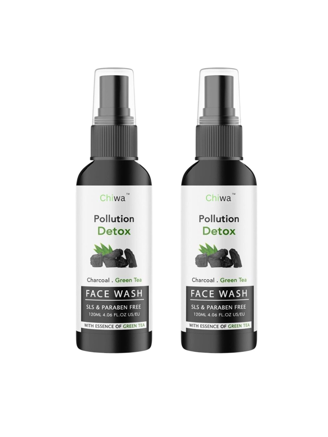 CHIWA Set Of 2 Pollution Detox Face Wash -120ml Each