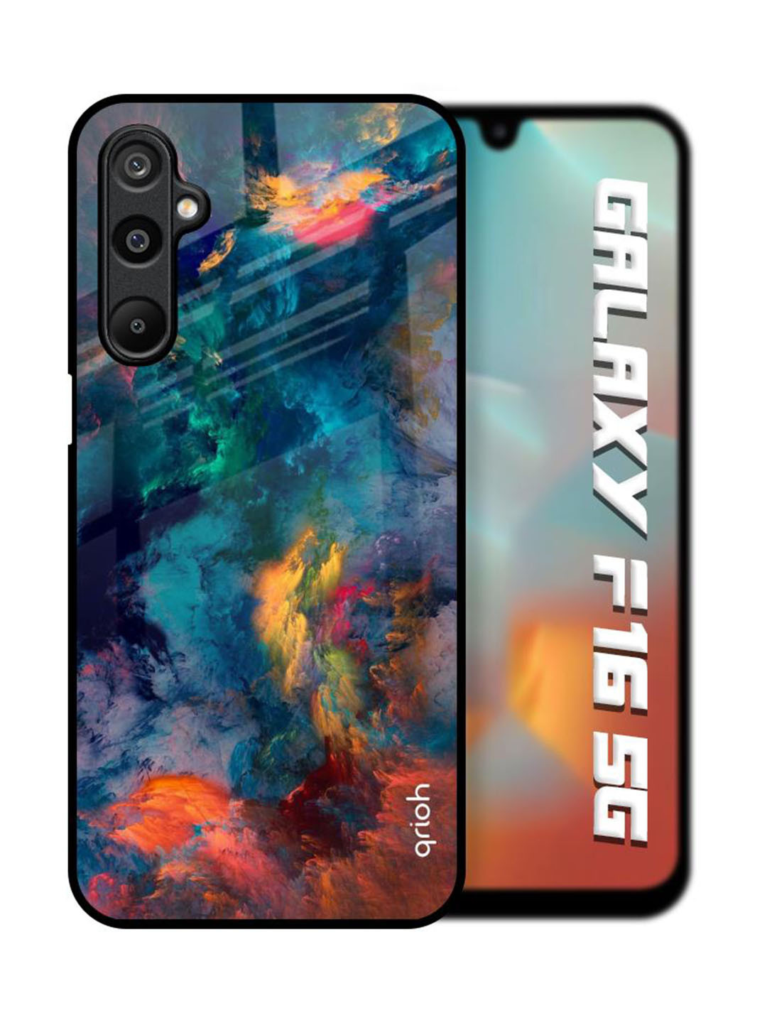 QRIOH Quirky Printed Samsung Galaxy F16 5G Silicone Back Case Mobile Accessories