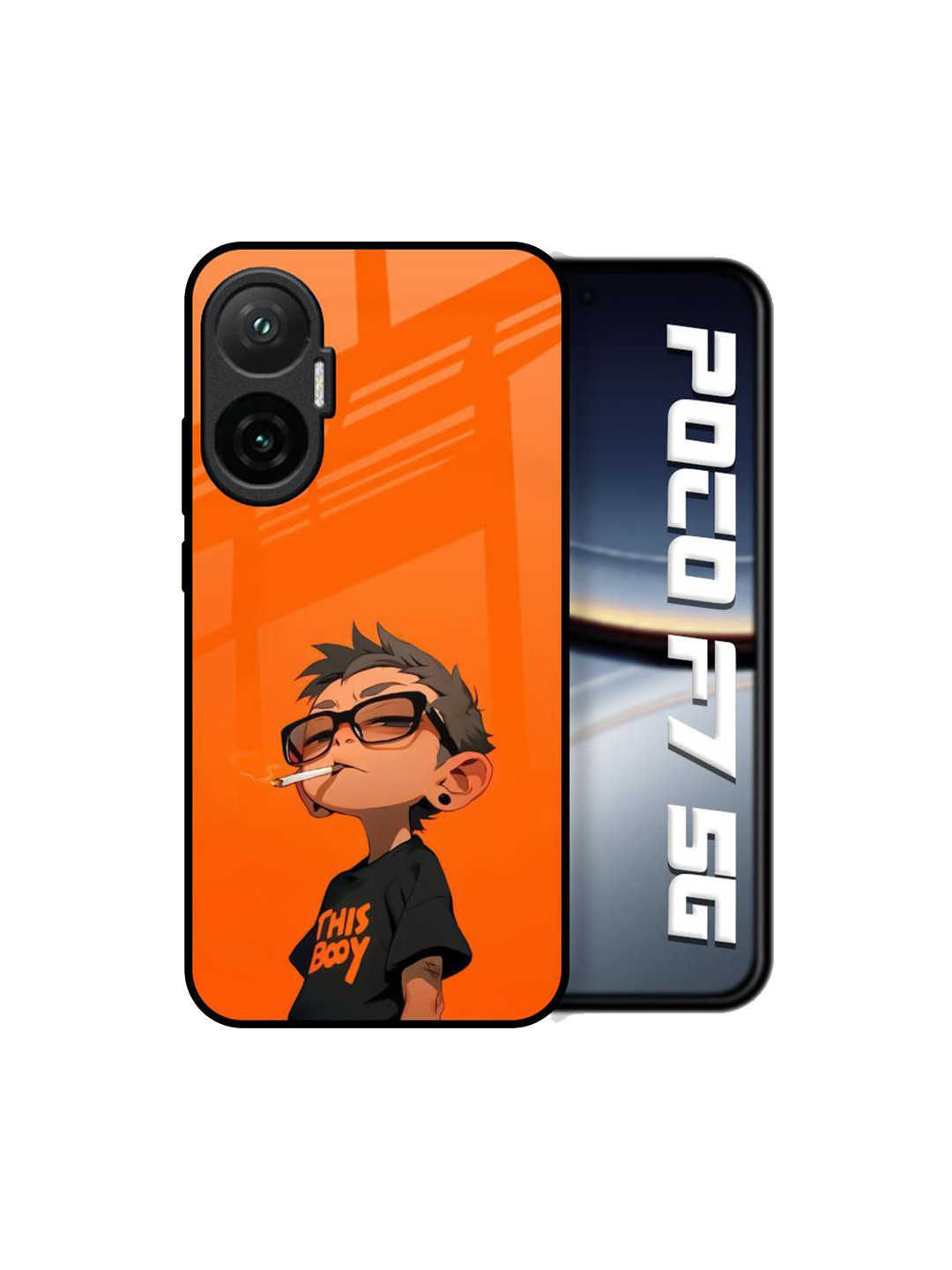 QRIOH Rebel Kid Glass Case for Poco F7 5G