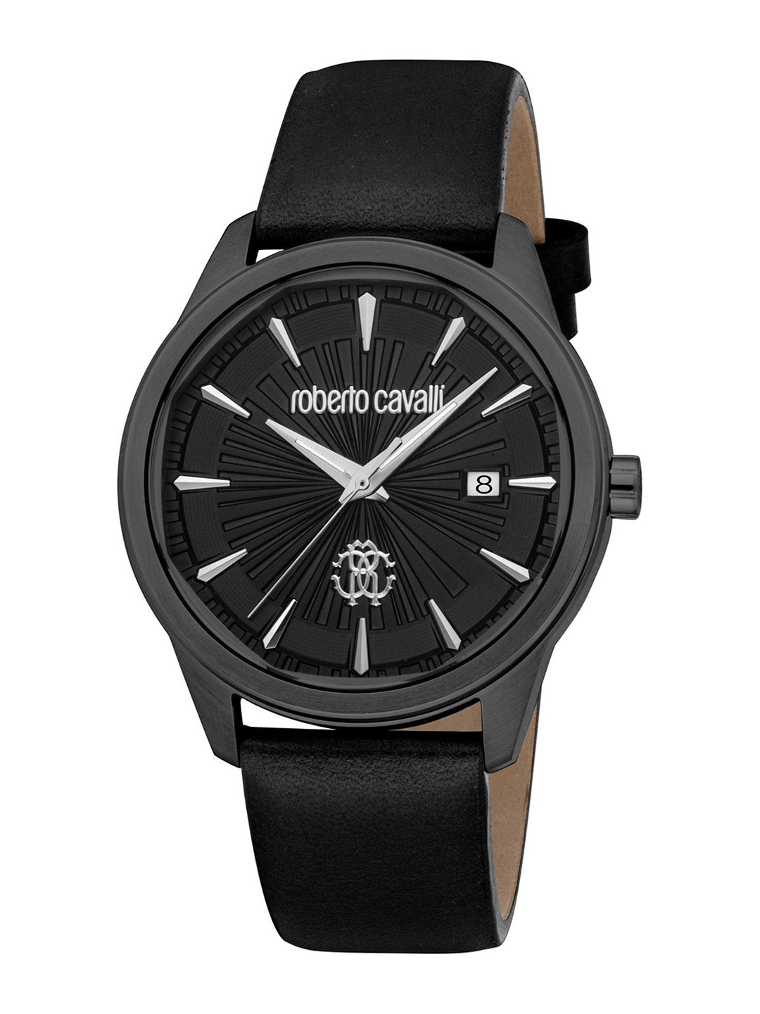 Roberto Cavalli Trionfo Men Leather Straps Analogue Watch RC5G134L0035