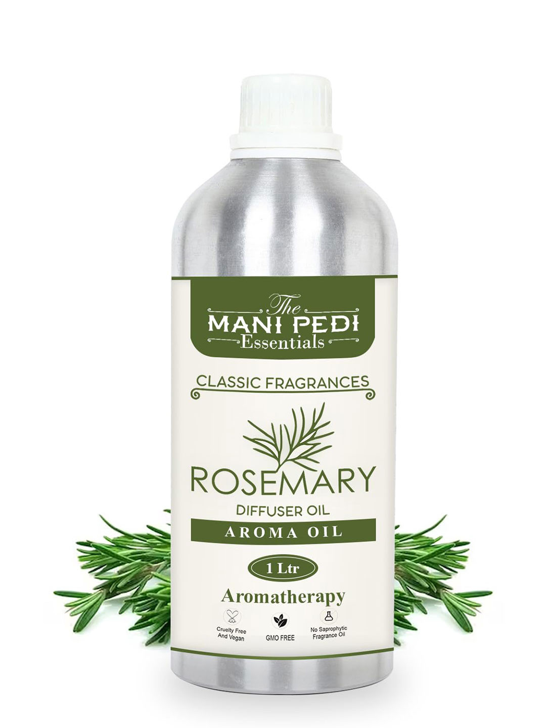 The Mani Pedi Essentials Brown Rosemary Fragrance Aroma Diffuser Oil 1000 ml