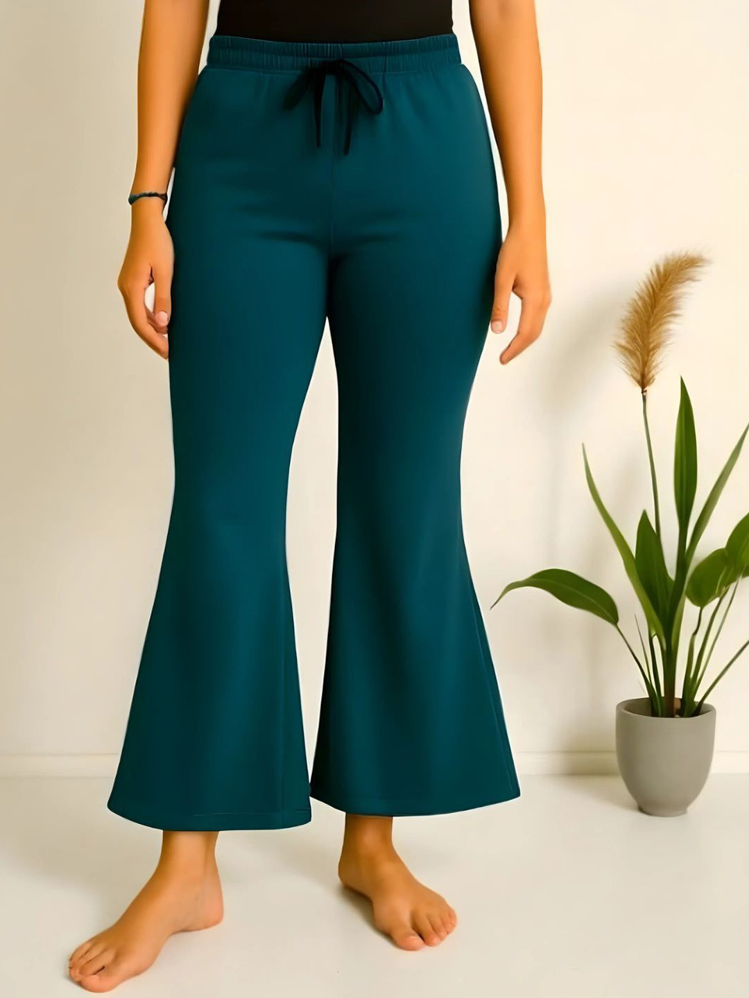 Kryptic Pure Cotton Bootcut Flared Lounge Pants