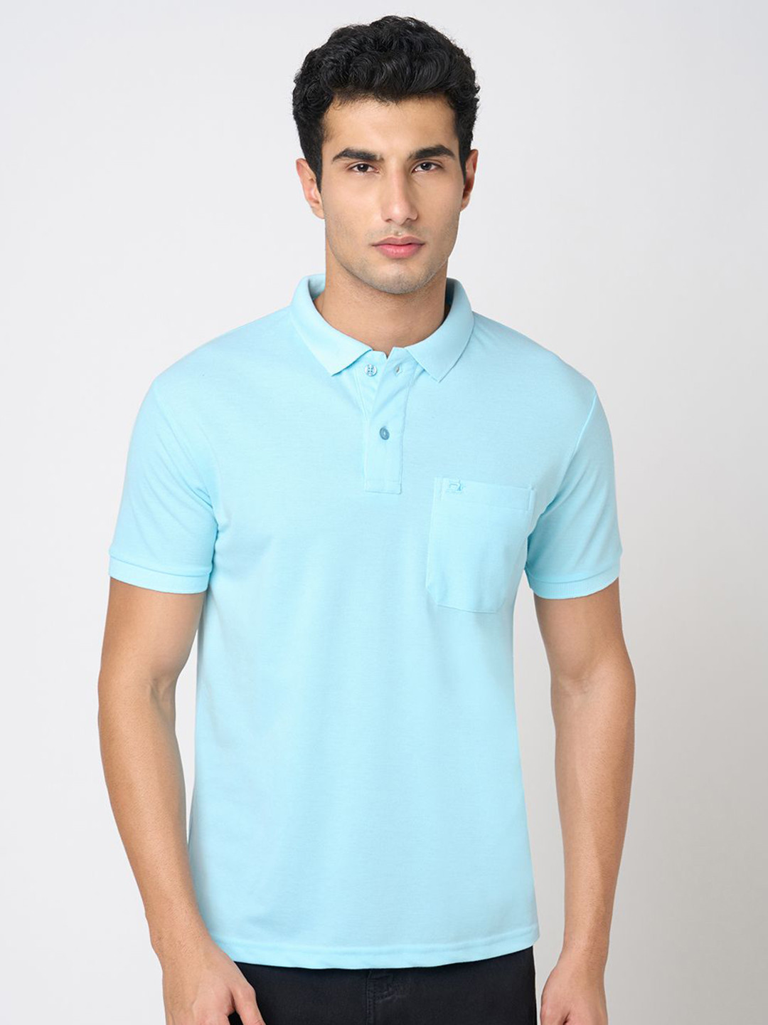 Stitch Hub Polo Collar T-shirt