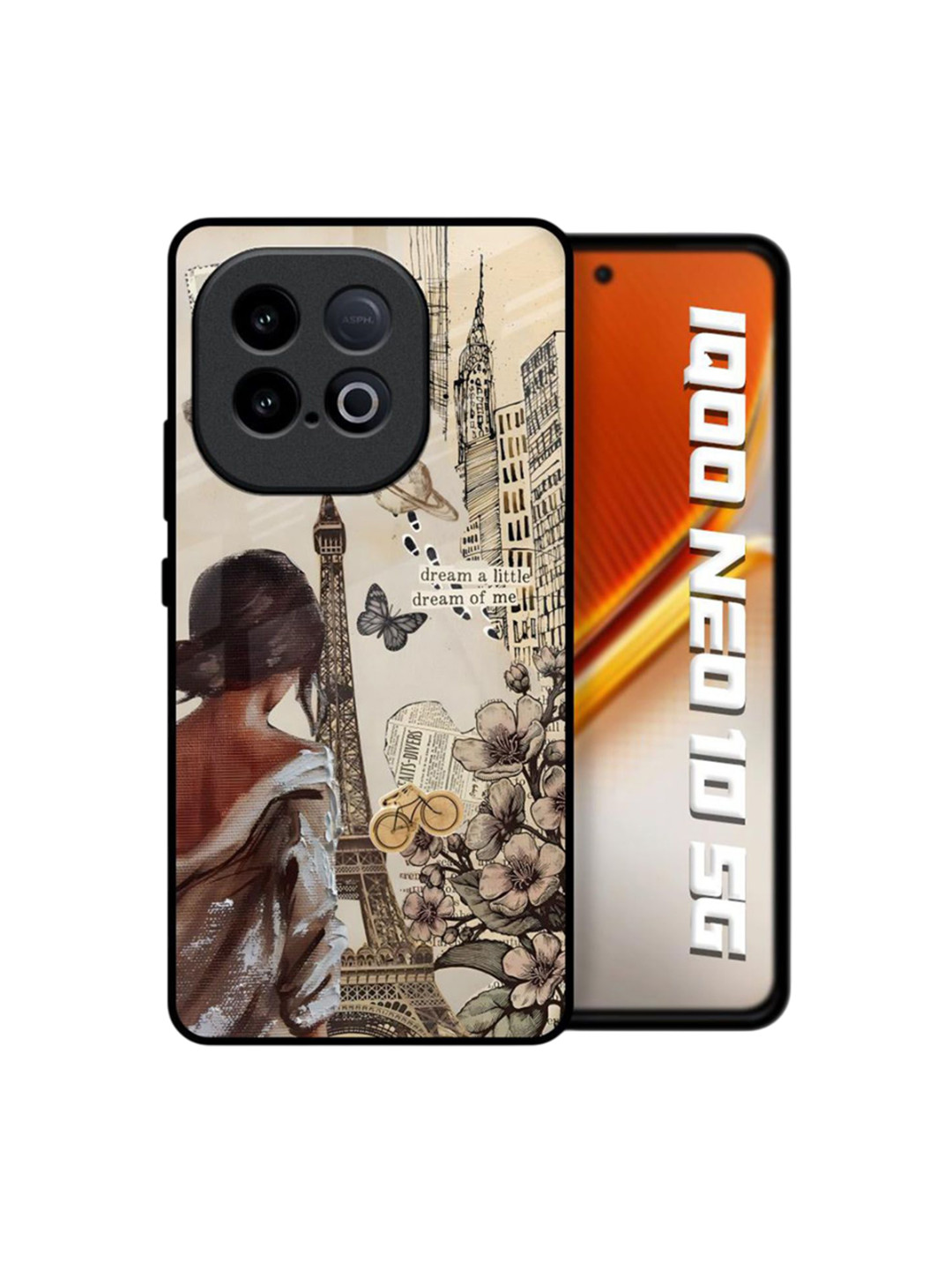 QRIOH Paris Vogue iQOO Neo 10 5G Back Case Mobile Accessories