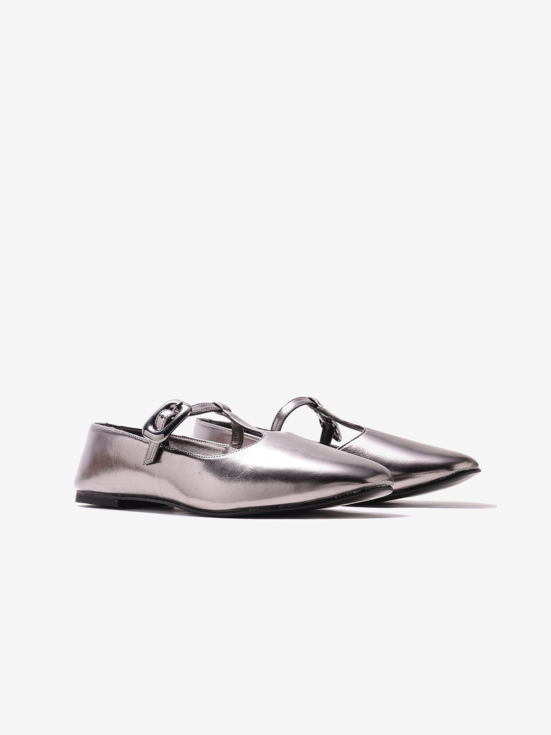 Pair ie Tales Women Textured Mary Janes with Buckle