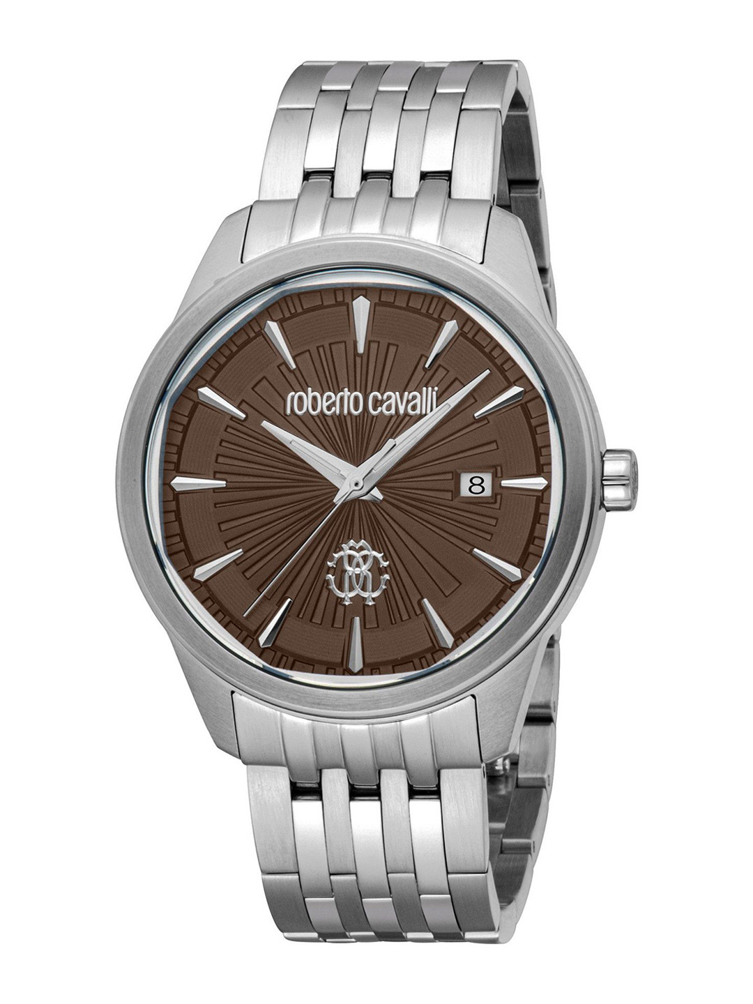 Roberto Cavalli Men Trionfo Dial & Stainless Steel Analogue Watch RC5G134M0065