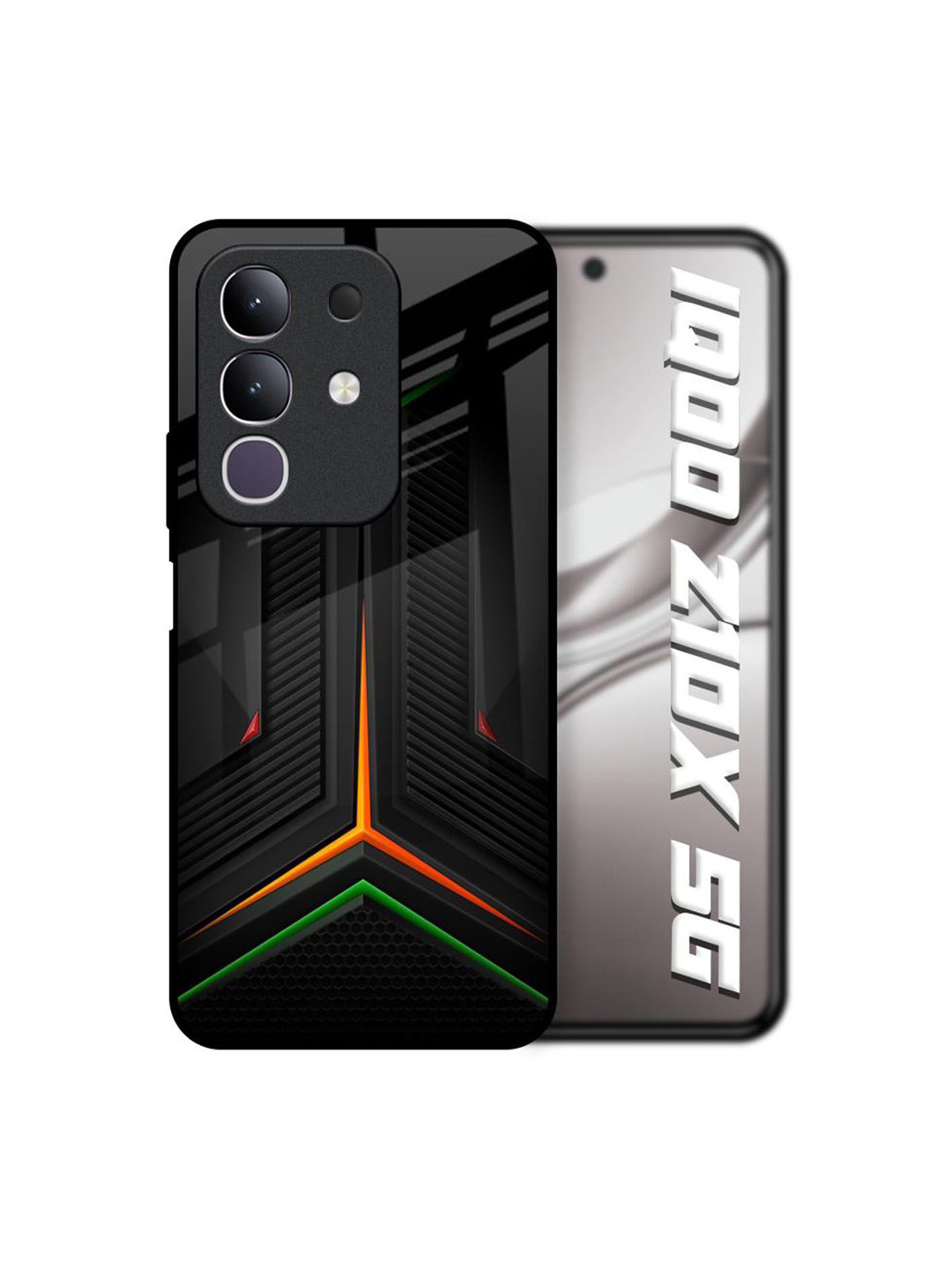 QRIOH Ultra Chevron Printed IQOO Z10x 5G Back Case Mobile Accessories