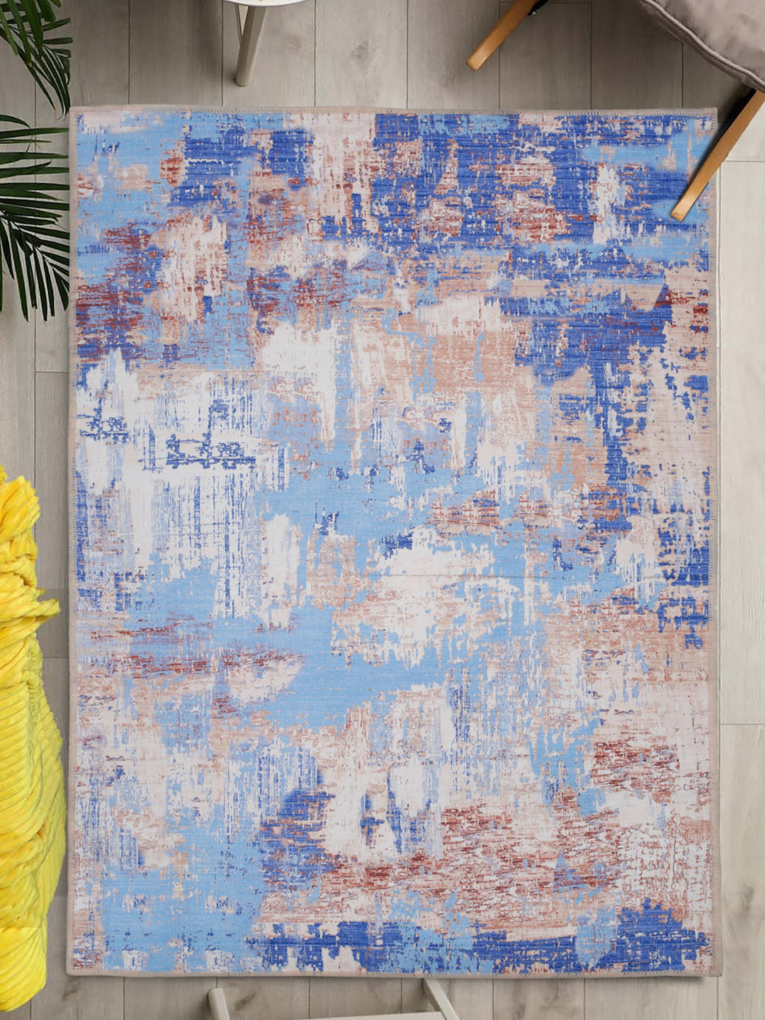 DREAM WEAVERZ Printed Stain Resistant Chenille Carpet