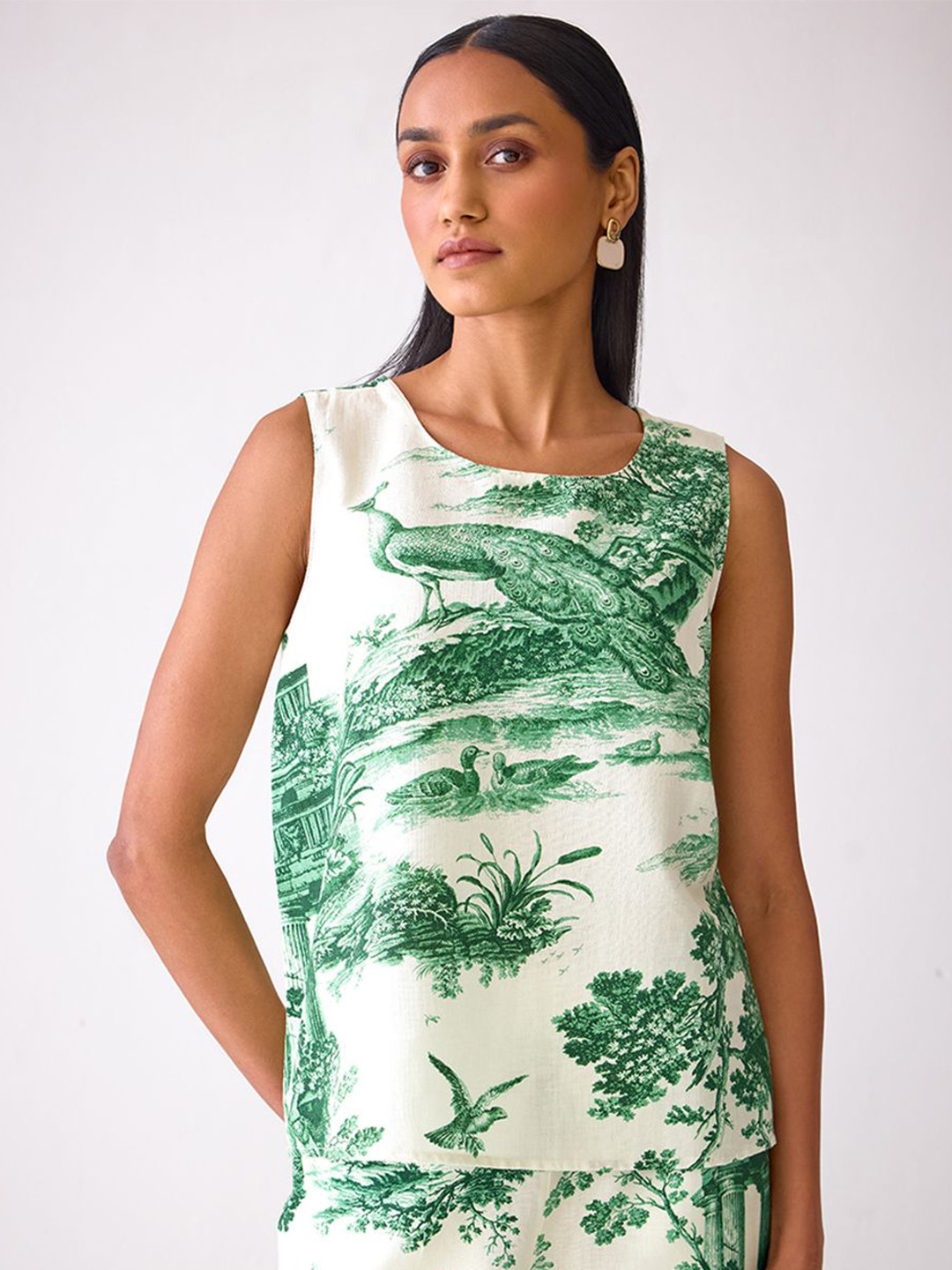 Ancestry Women Graphic Printed Top