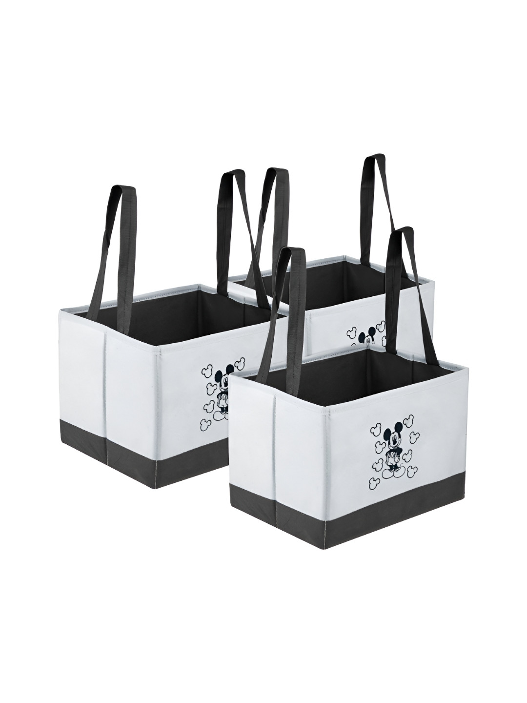 Aura Grey & Black 3 Pcs Disney Mickey Surf Multi-Utility Organisers With Handle