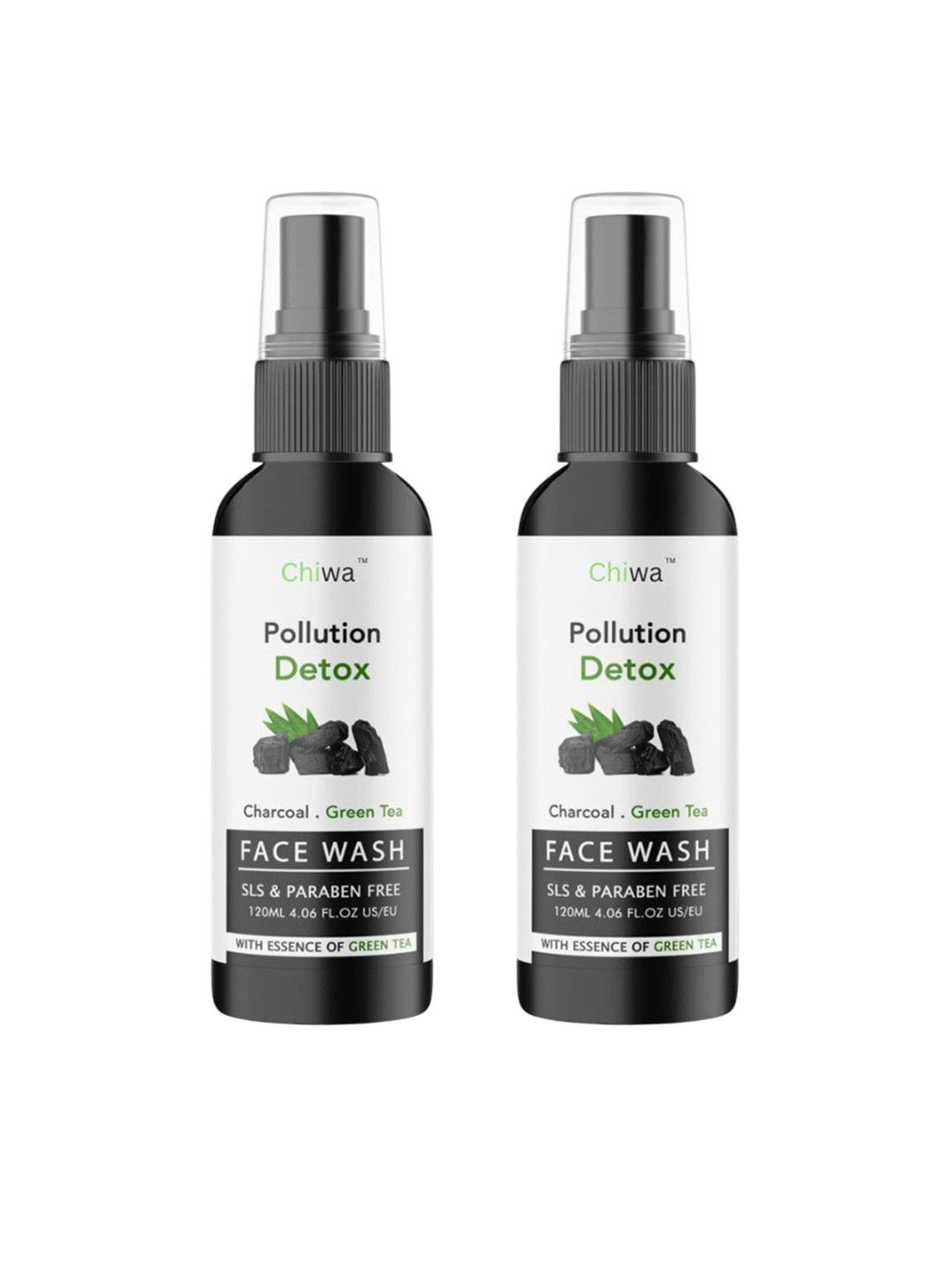 CHIWA Pack of 2 Pollution Detox Face Wash