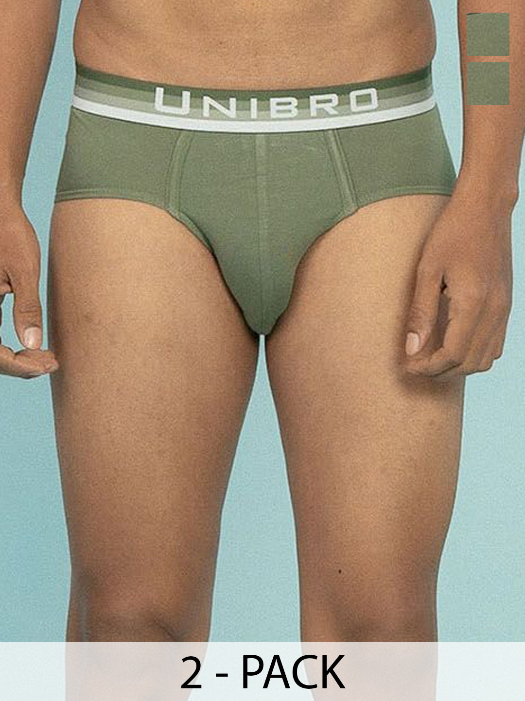 Unibro Pack Of 2 Basic Briefs TNCL-BRIF-PB4_2P-M