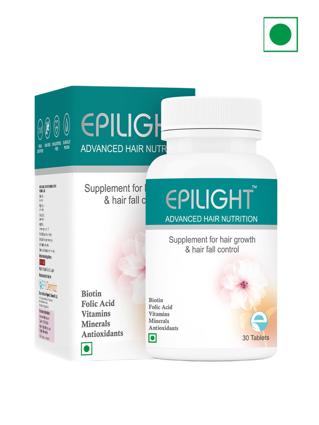 Epilight Hair Nutrition Vitamins Tablets - 30 Tablets