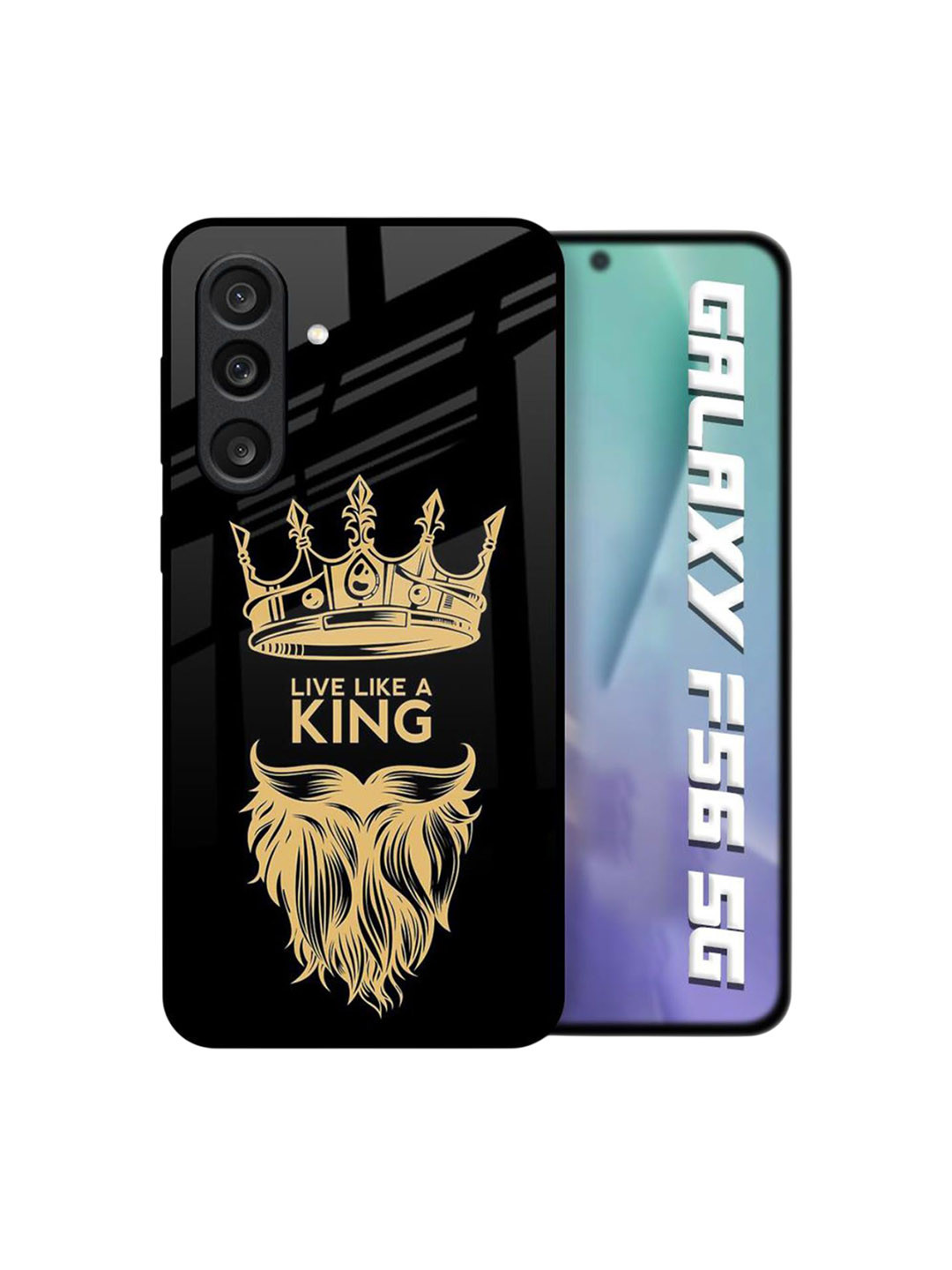 QRIOH King Life Printed Silicone Samsung Galaxy F56 5G Back Case