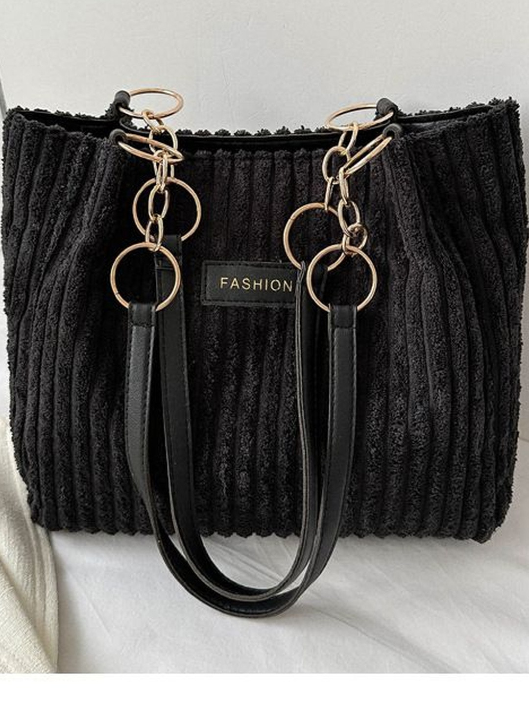 CORSICA Striped PU Handbags