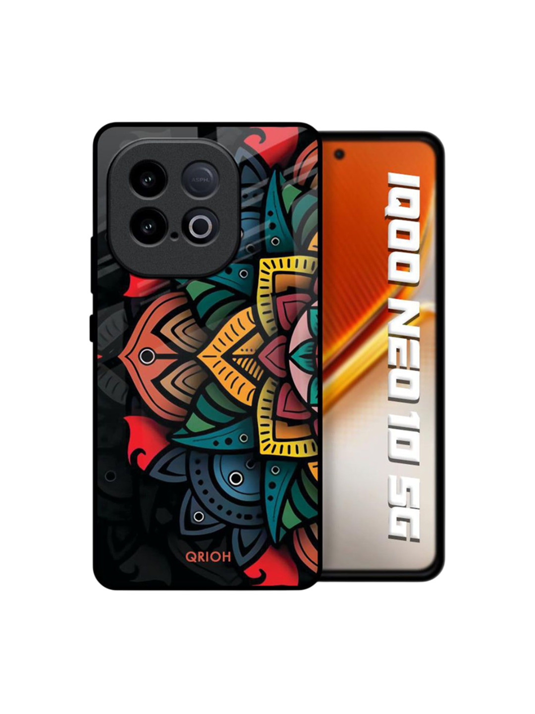 QRIOH Retro Gorgeous Flower iQOO Neo 10 5G Back Case Mobile Accessories