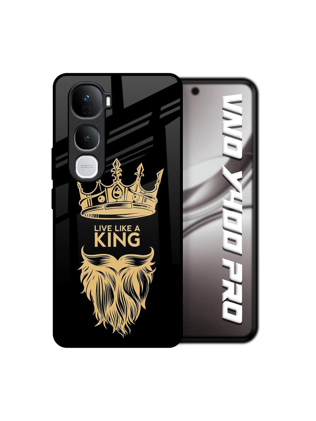 QRIOH King Life Printed Vivo Y400 Pro 5G Back Case Mobile Accessories