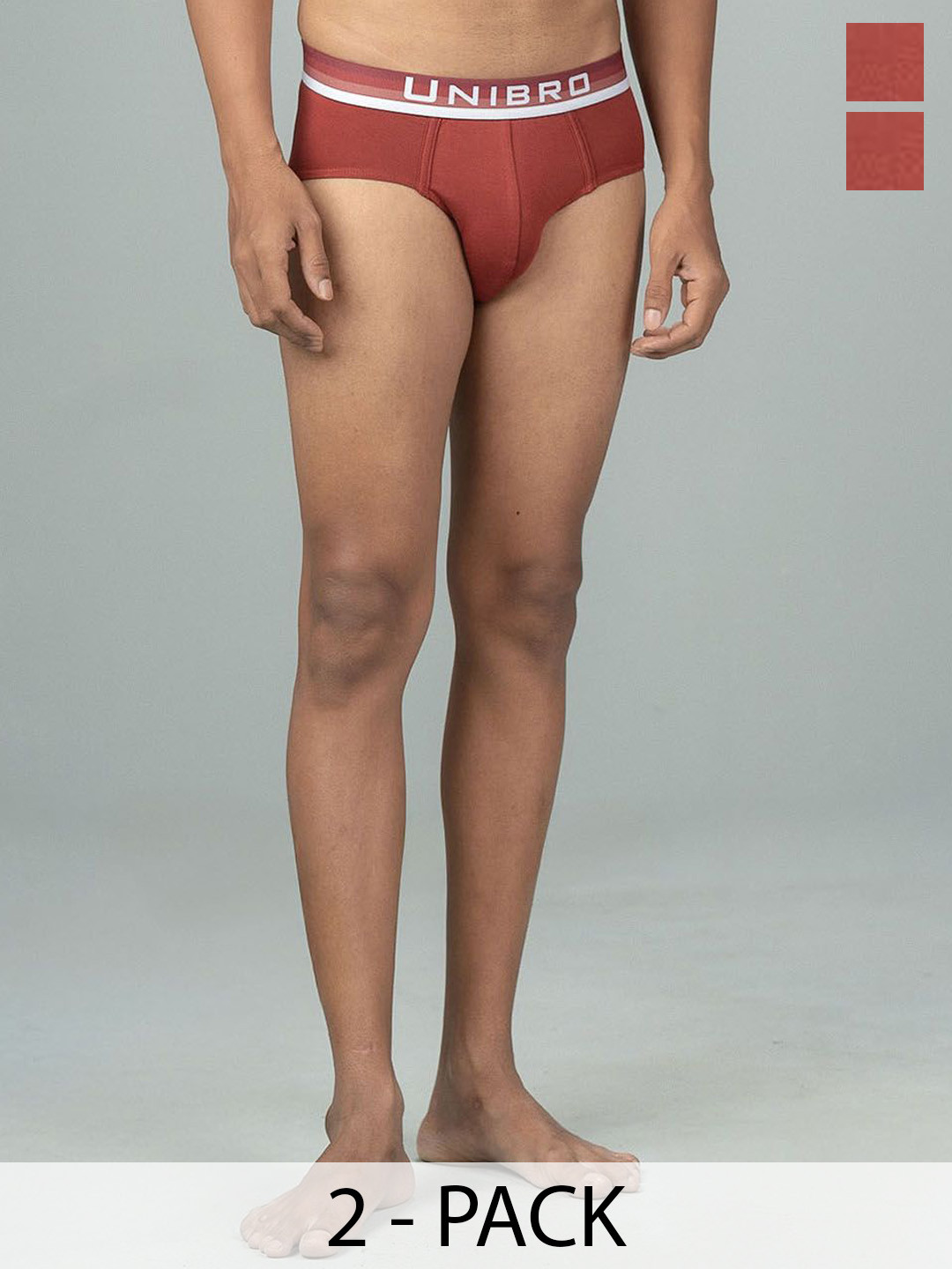 Unibro Men Pack Of 2 Basic Briefs TNCL-BRIF-PB1_2P-M