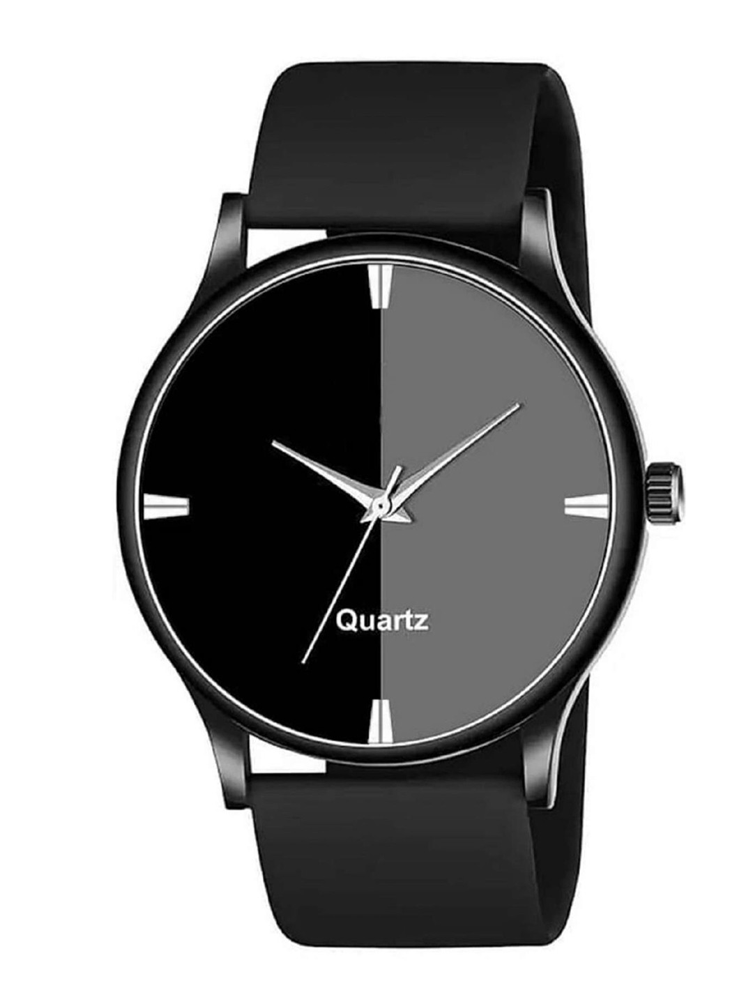 JUST LIKE Men Round Dial & Analogue Watch 105 haf haf silicon bk watch