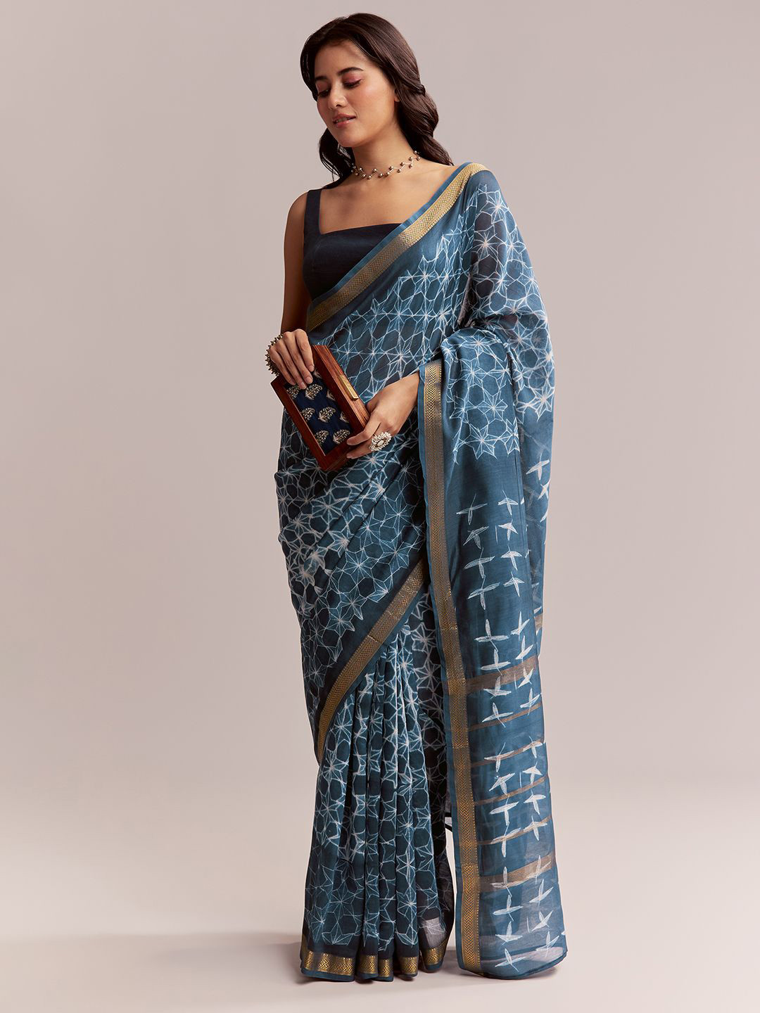 KALKI Fashion Shibori Printed Saree