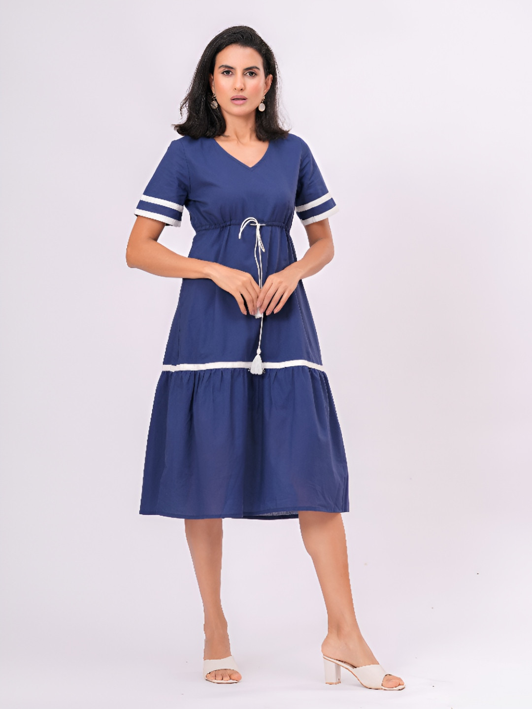 Garin Women Cotton A-Line Dress