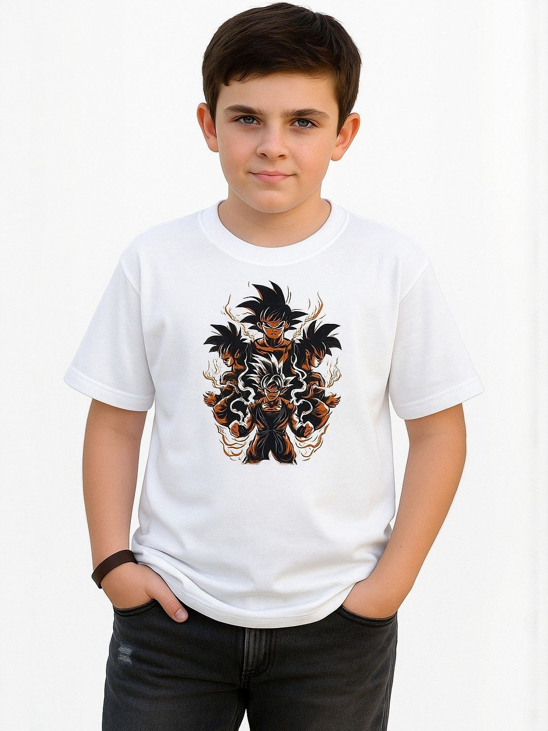 E-MAX Boys Graphic Printed T-shirt