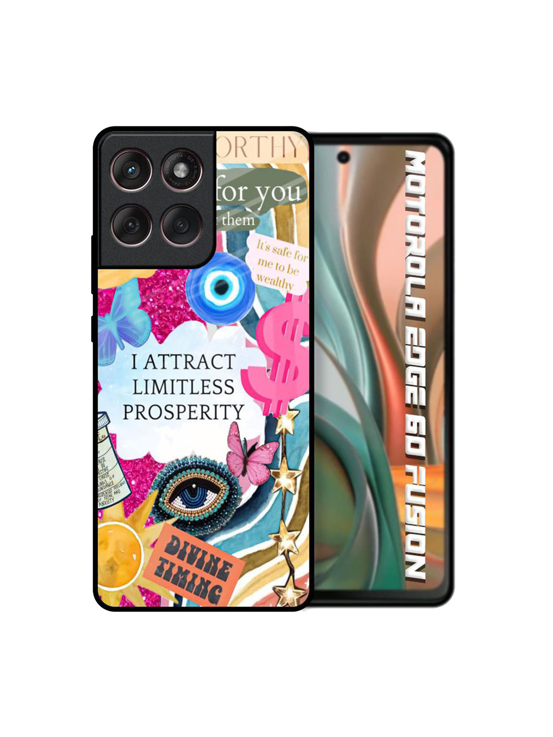 QRIOH Inner Strength Printed Motorola Edge 60 Fusion 5G Back Case Mobile Accessories