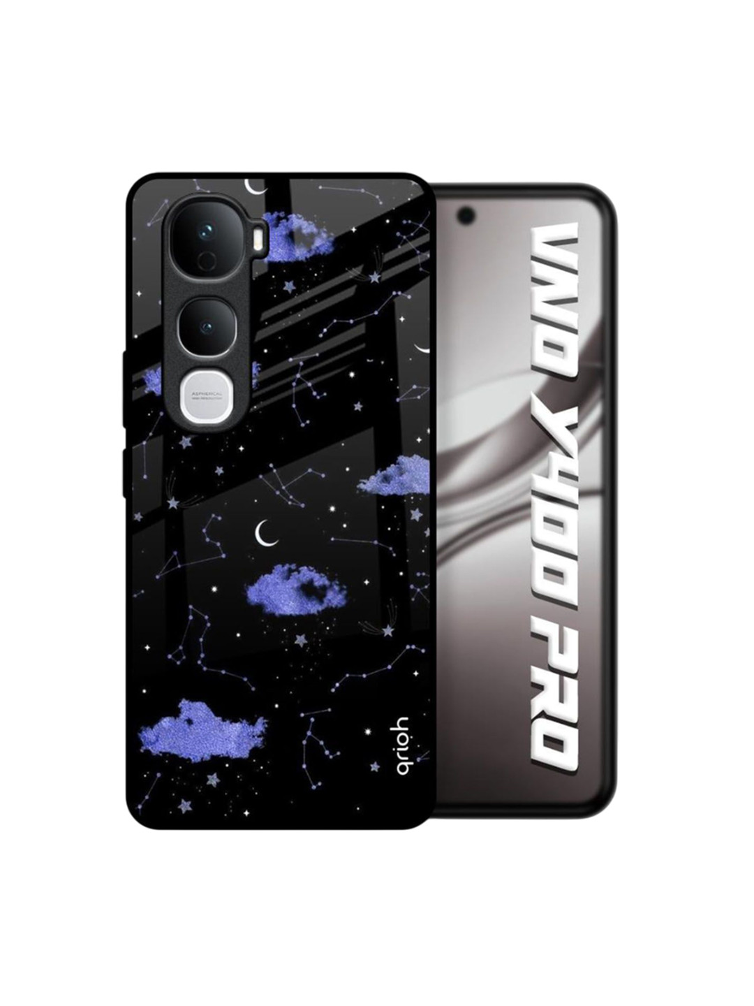 QRIOH Constellations Printed Vivo Y400 Pro 5G Back Case Mobile Accessories