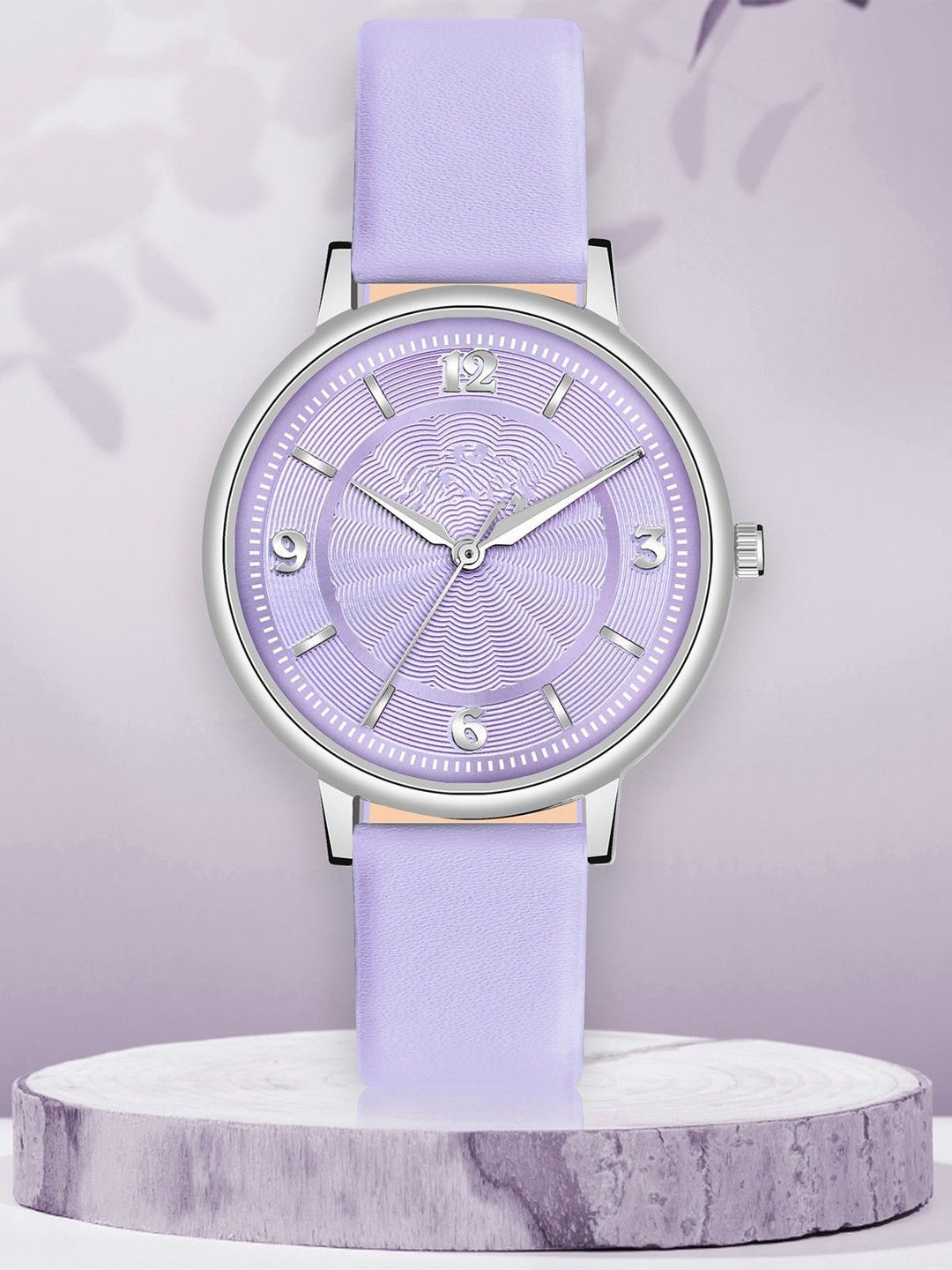 WATCHSTAR Women Dial & Leather Straps Analogue Watch Crazy PurpleWS