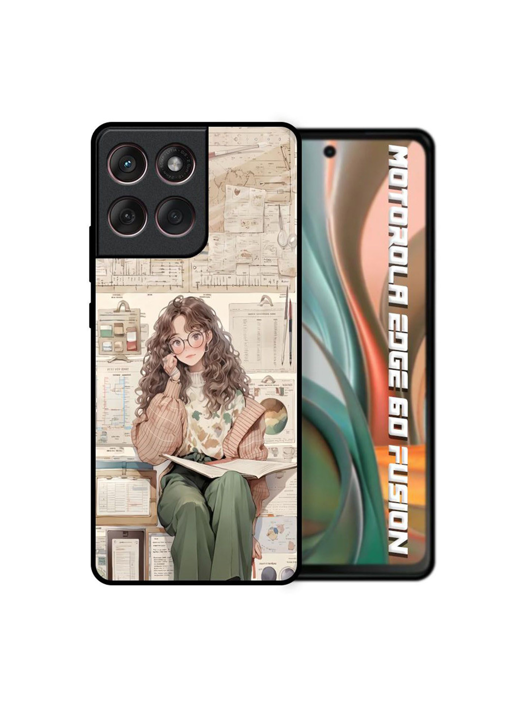 QRIOH Desk Dreamer Printed Motorola Edge 60 Fusion 5G Back Case Mobile Accessories