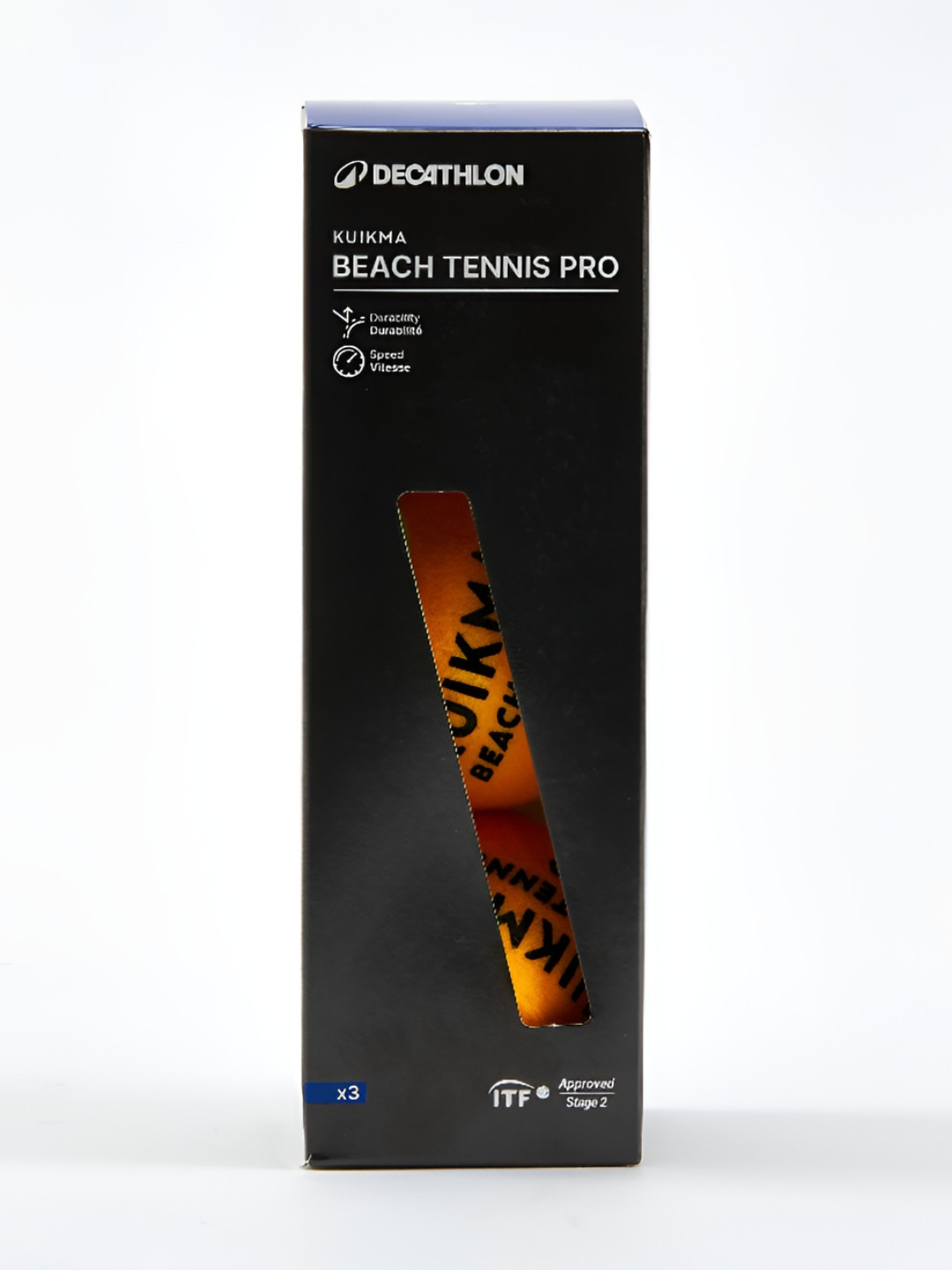 Decathlon Set Of 3 BTB Pro Rubber Tennis Ball