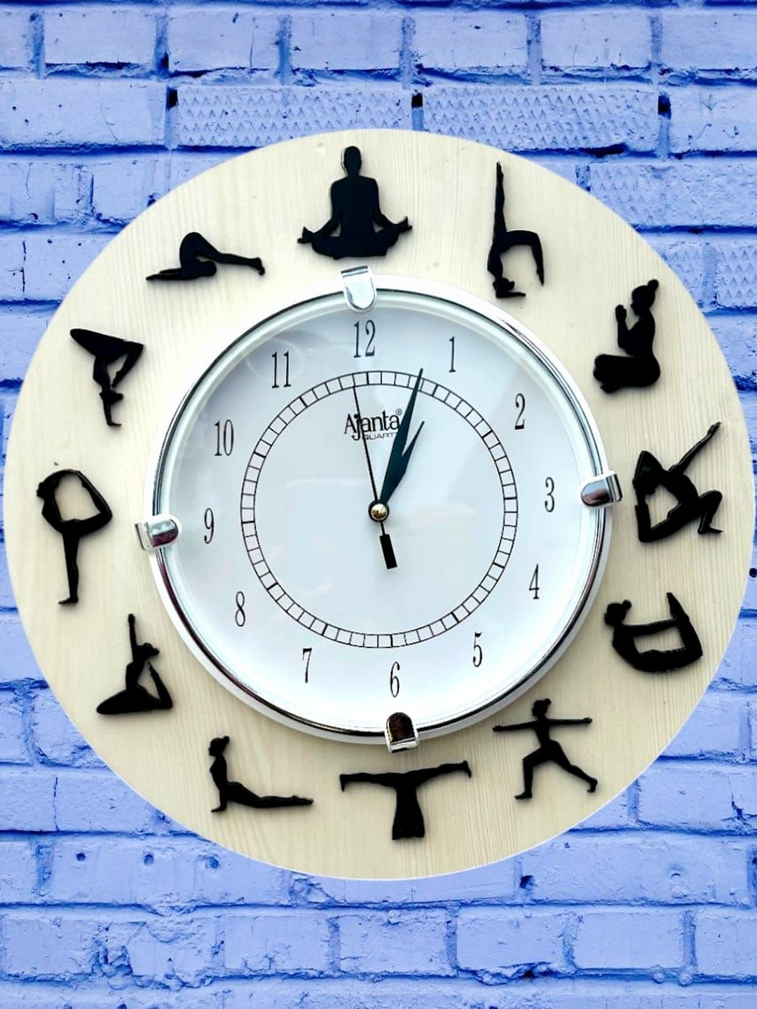 Angira handicrafts White Wall Clock