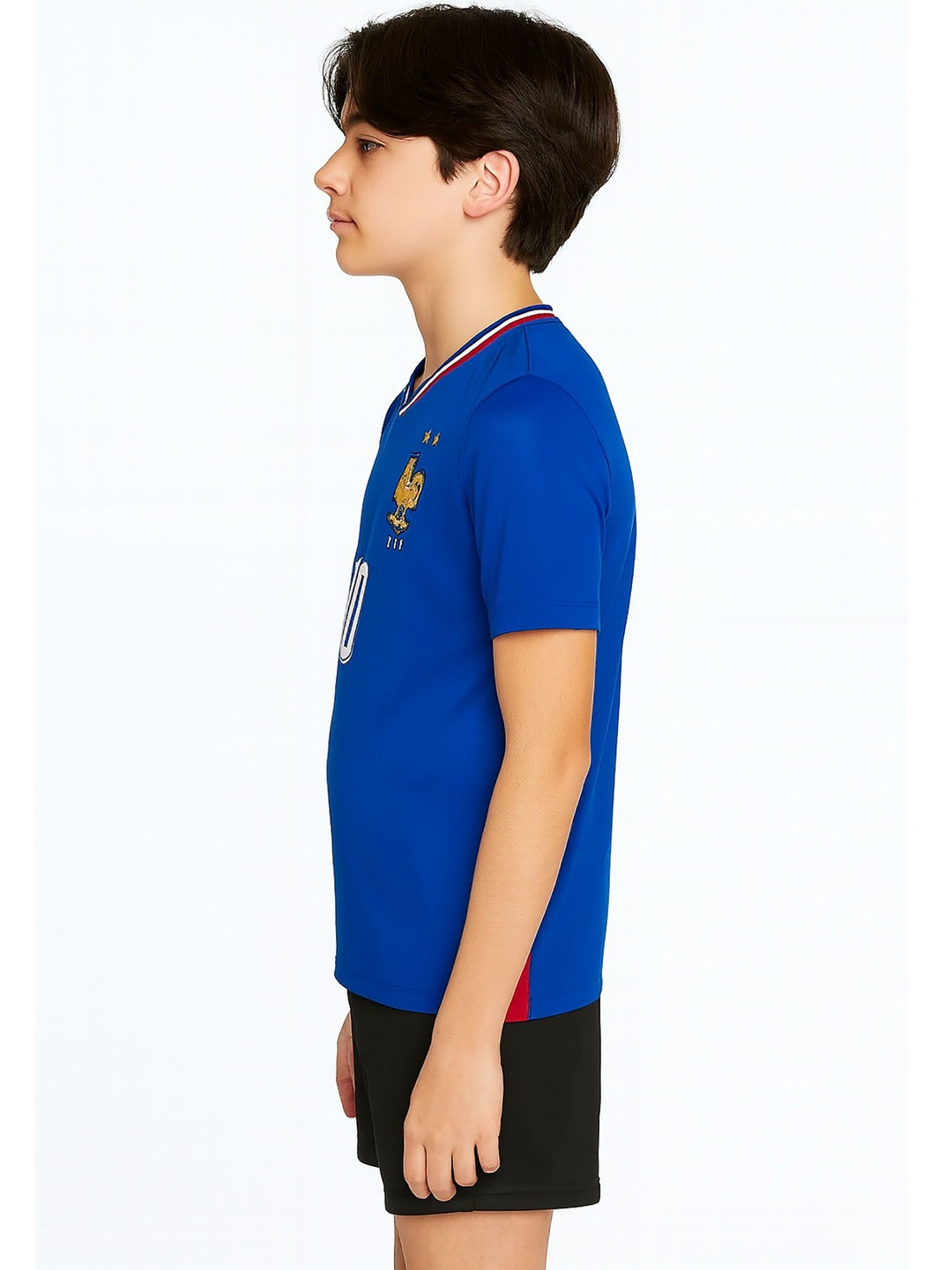 dostitch Boys Dri-FIT France Mbappe Jersey T-shirt