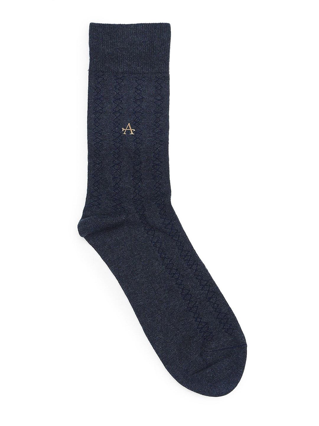 Arrow Men Printed Pure Cotton Calf Length Socks