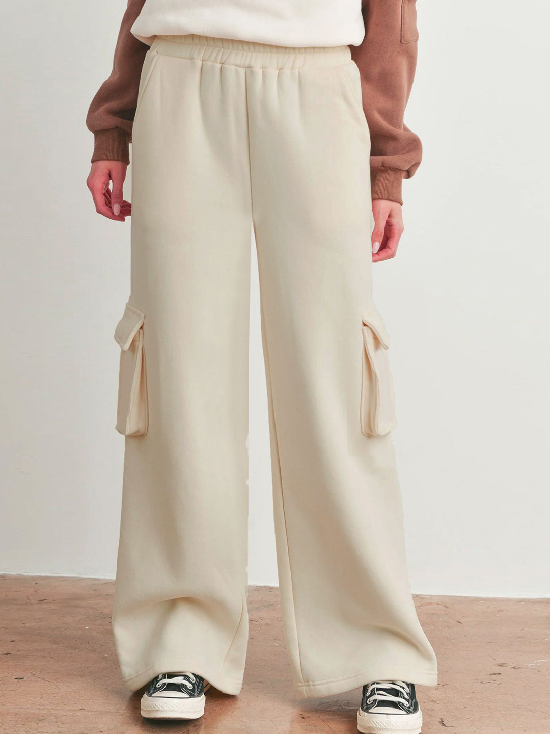 Fragancia Women Wide-Leg Easy Wash Cargos