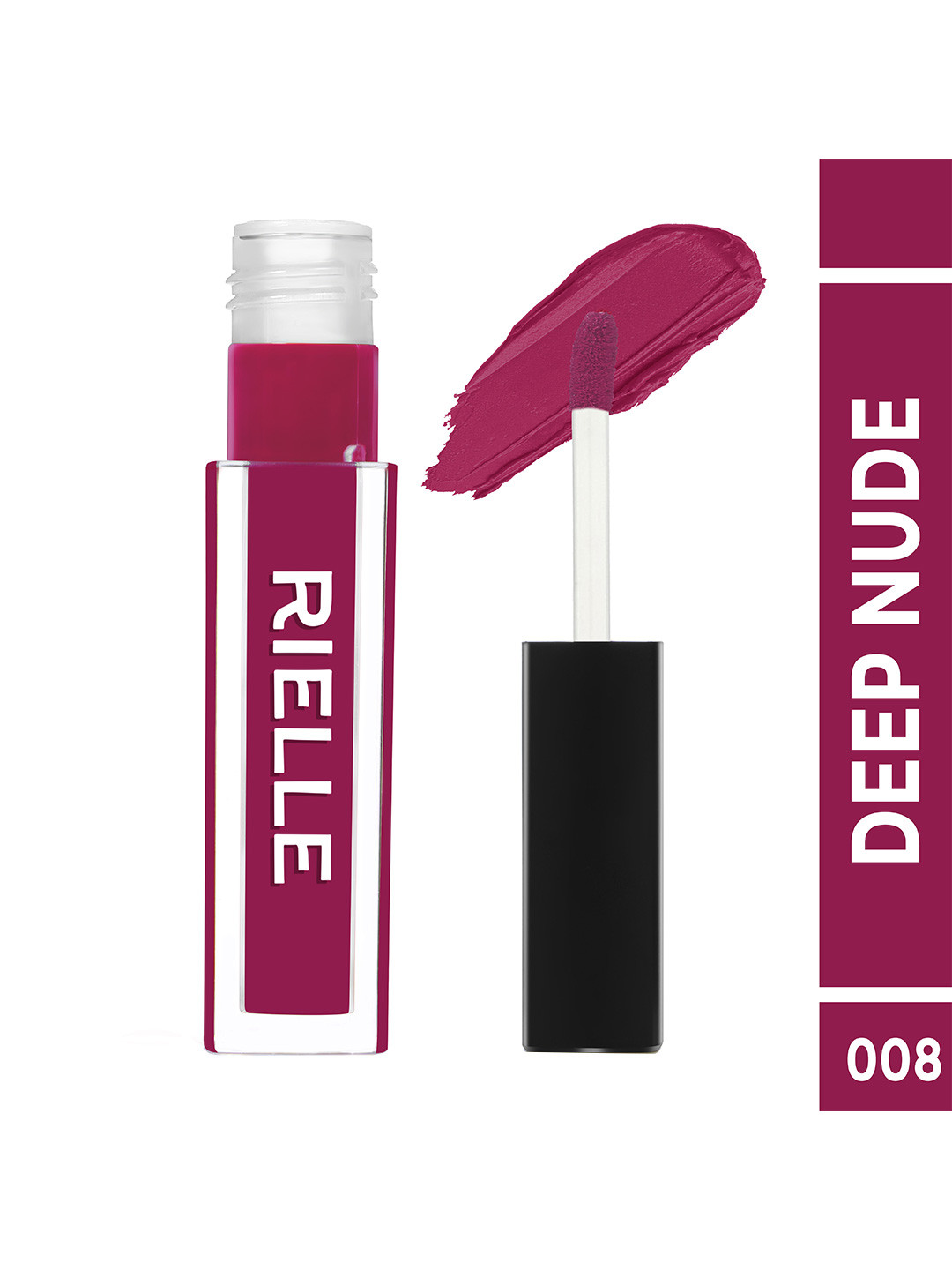 RIELLE My Matte Long-Lasting Liquid Lipstick - 2.8 ml - Deep Nude-008