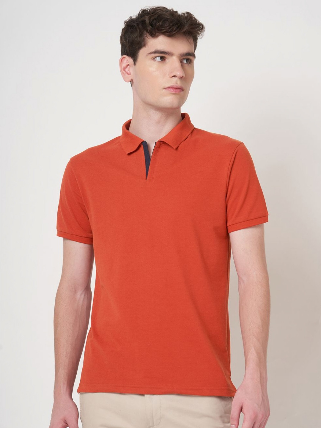 Stitch Hub Polo Collar T-shirt