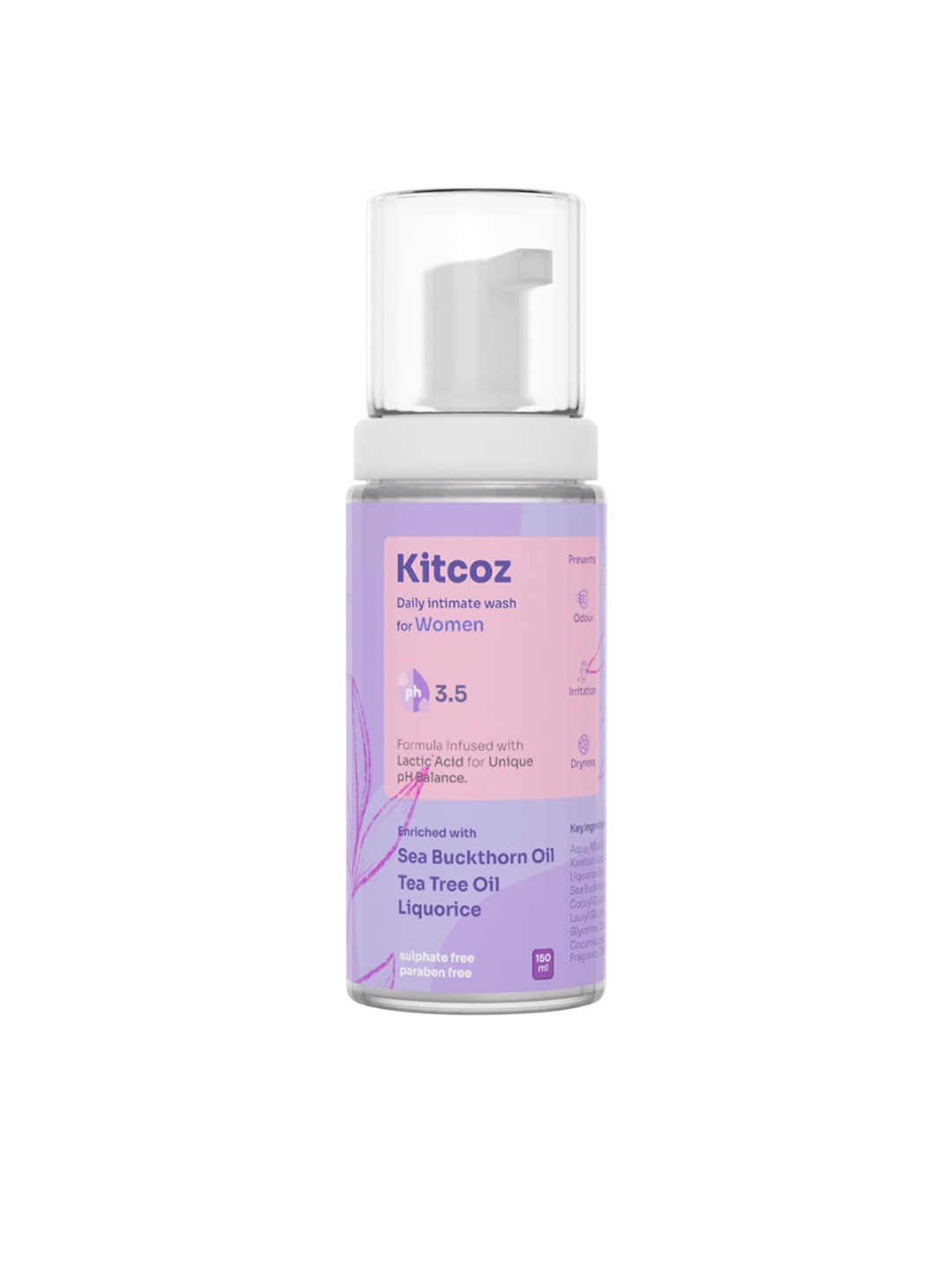 Kitcoz Intimate Hygiene Wash-150ml