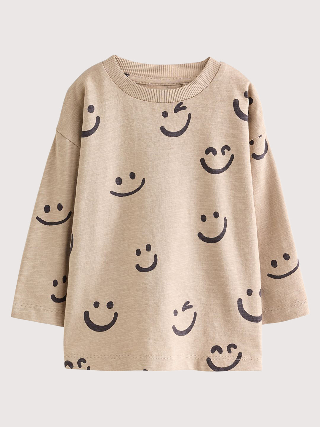 NEXT Boys Smiley Printed Pure Cotton T-shirt