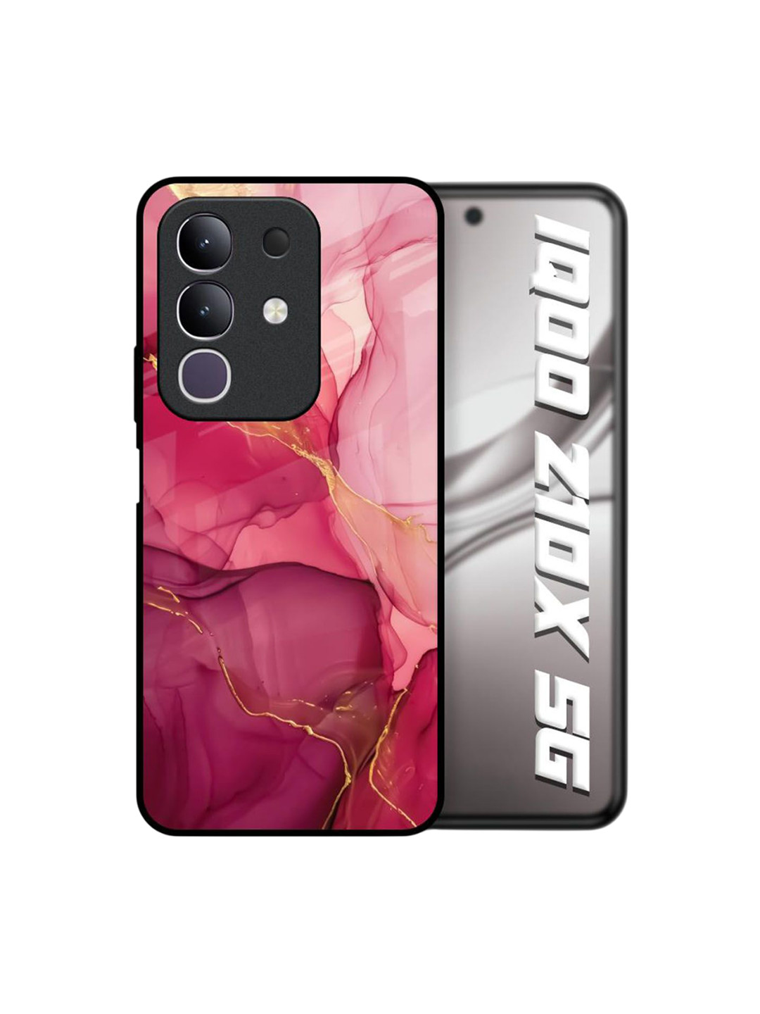 QRIOH Rosetta Stone Printed IQOO Z10x 5G Glass Back Case Mobile Accessories