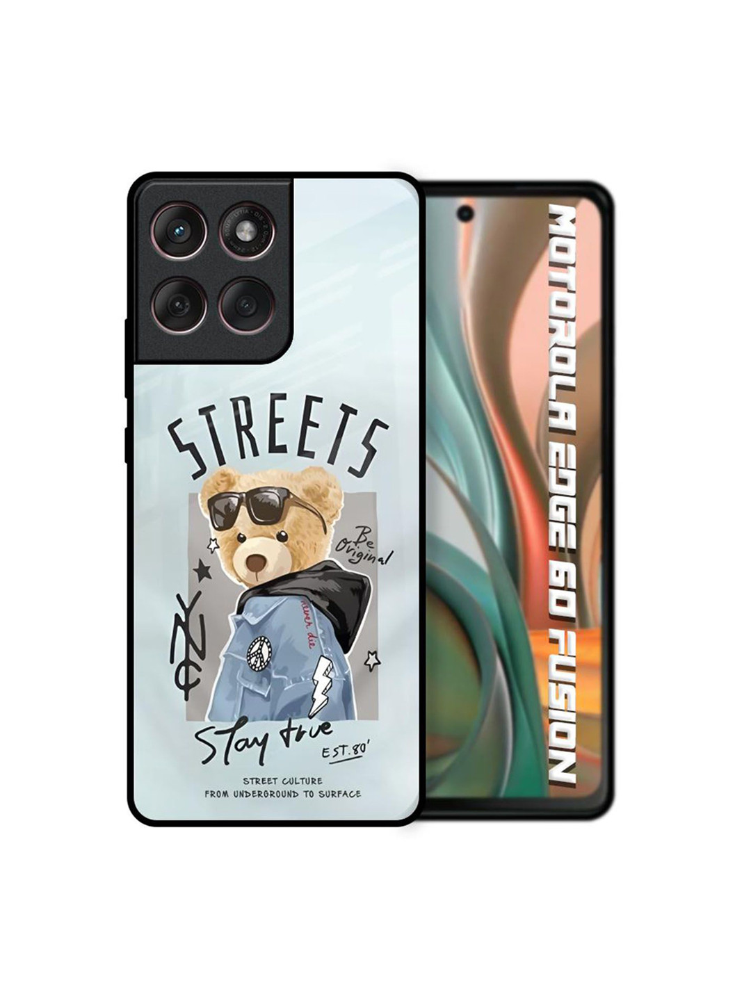 QRIOH Cartoon Characters Printed Motorola Edge 60 Fusion Back Case Mobile Accessories